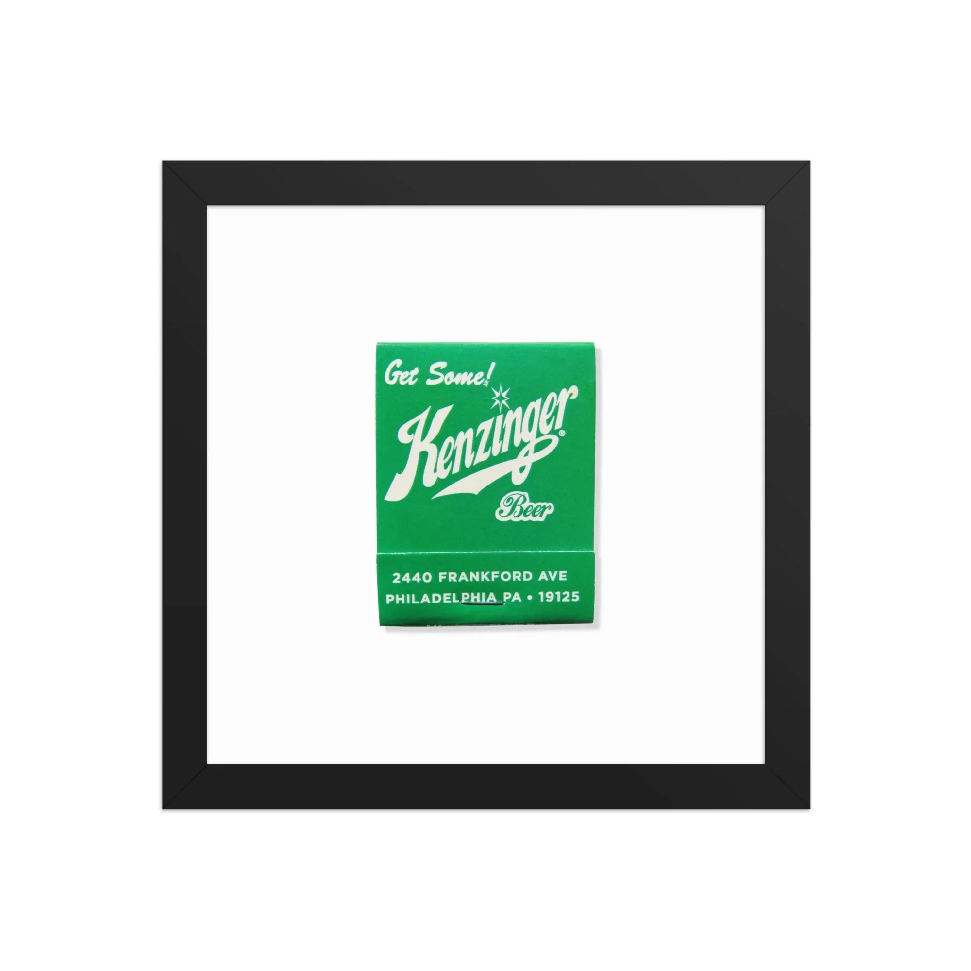 Kenzinger matchbook photos