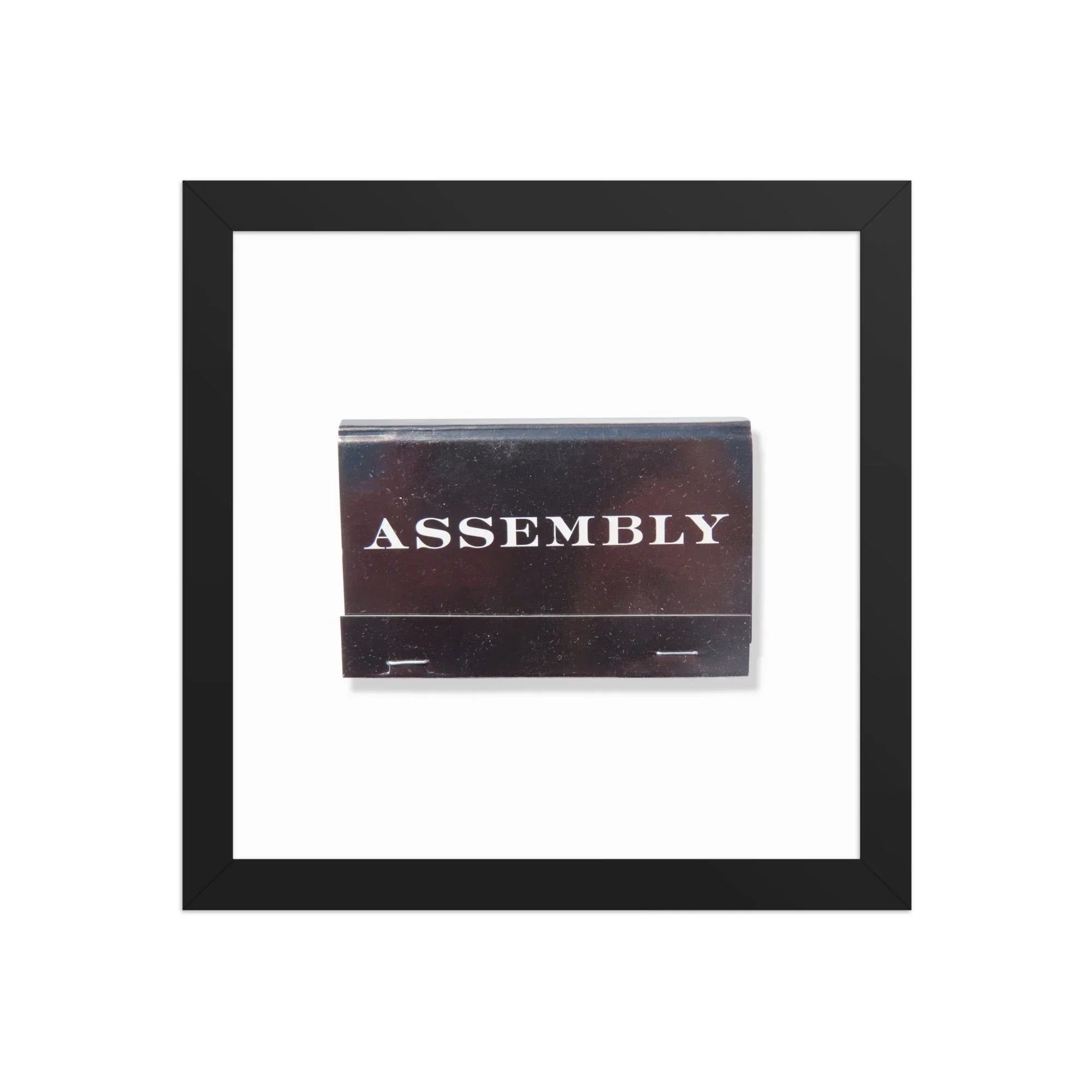 Assembly matchbook photos