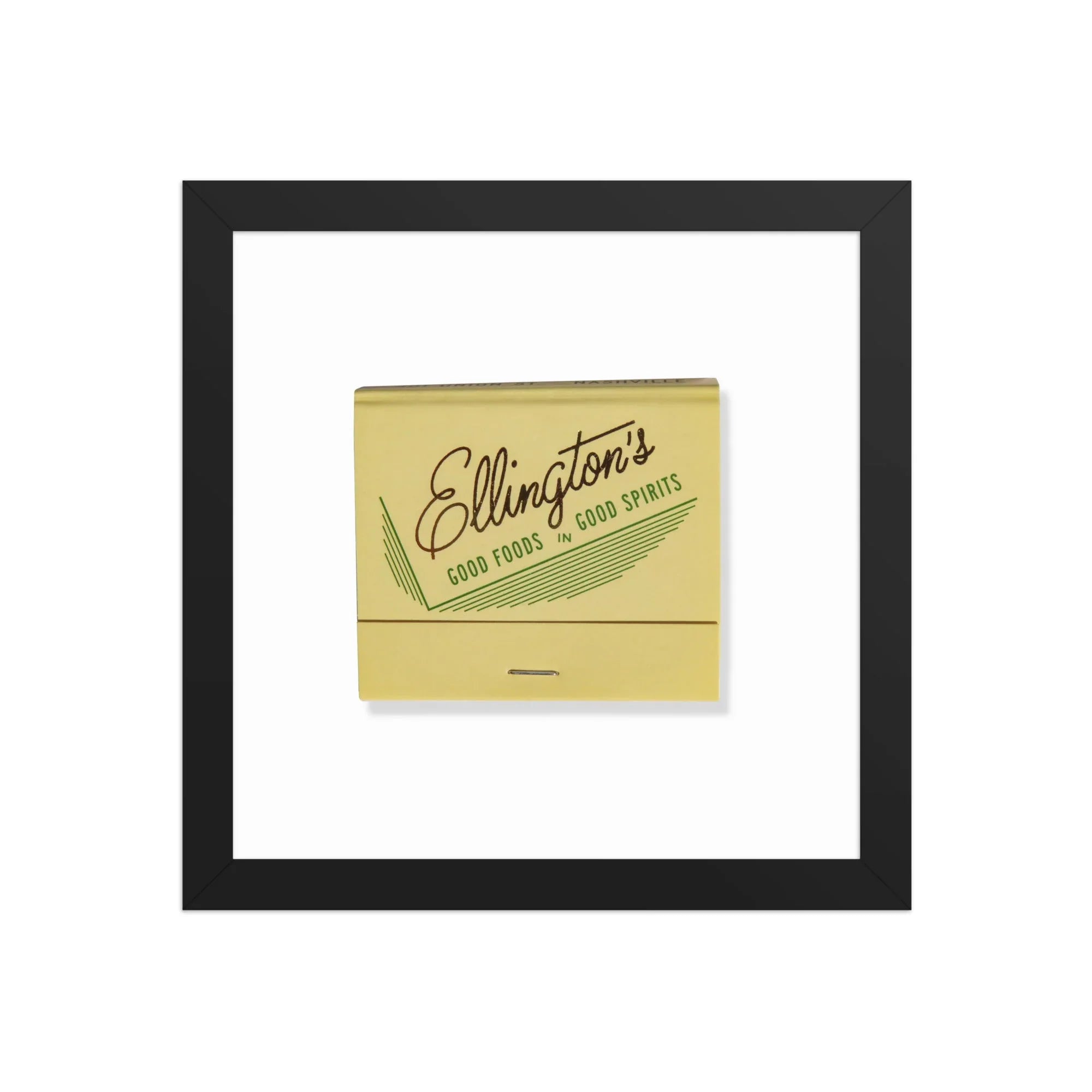 Ellington’s matchbook photos