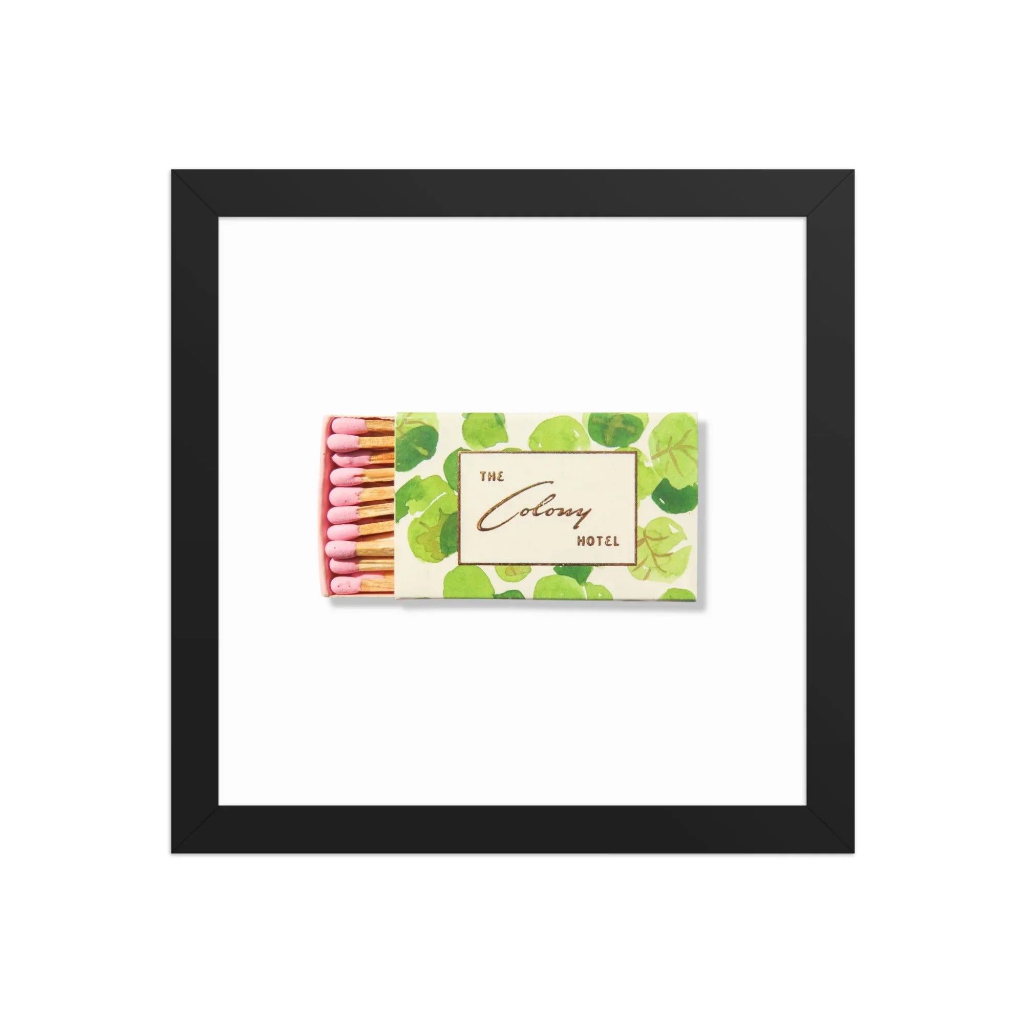 The Colony Hotel matchbook photos