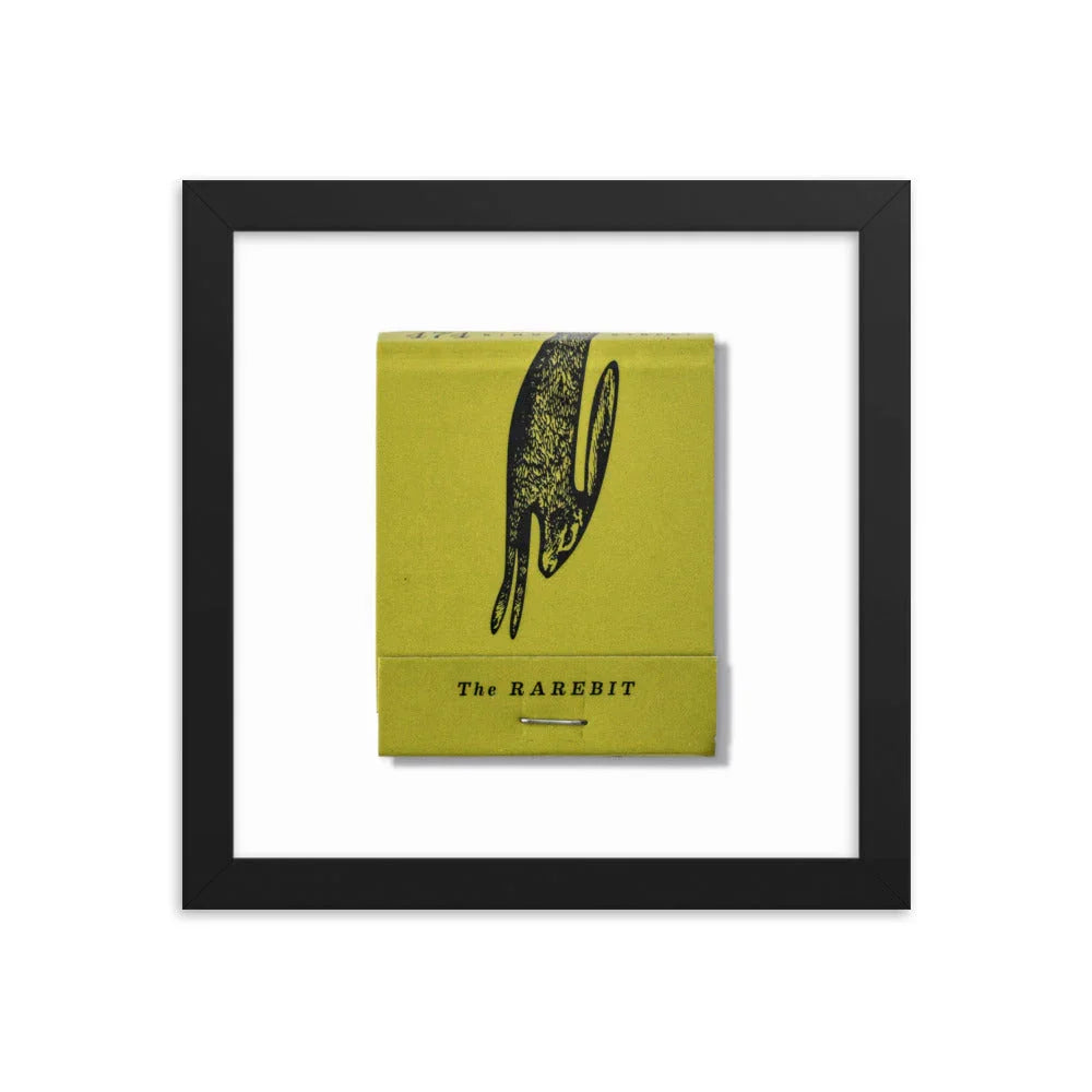 The Rarebit matchbook photos