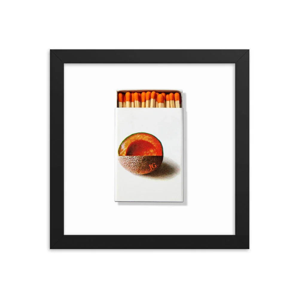 JG Framed Print matchbook photos