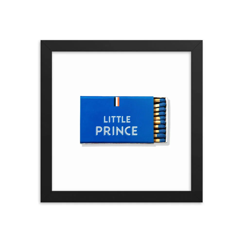 Little Prince Framed Print matchbook photos