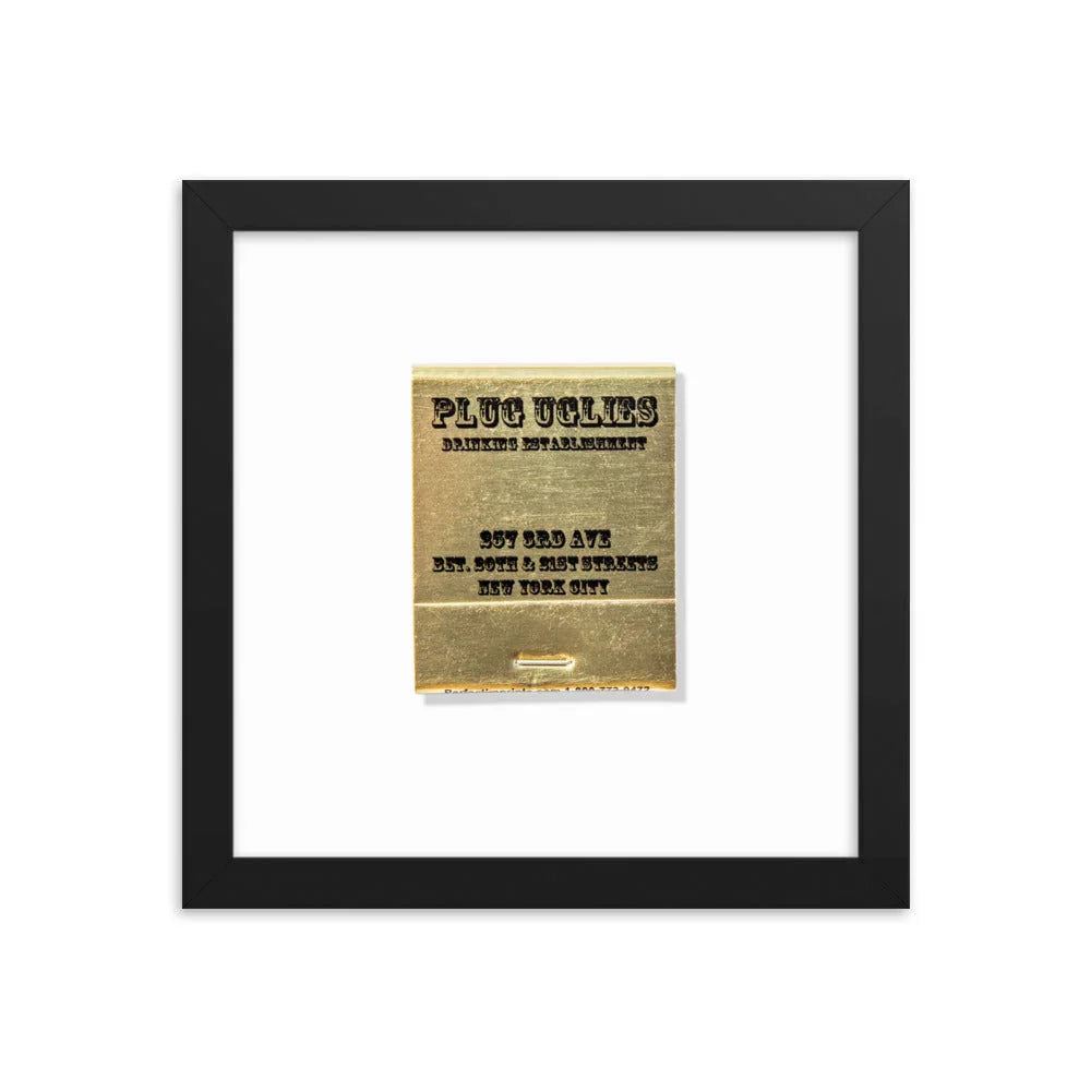 Plug Uglies Framed Print matchbook photos