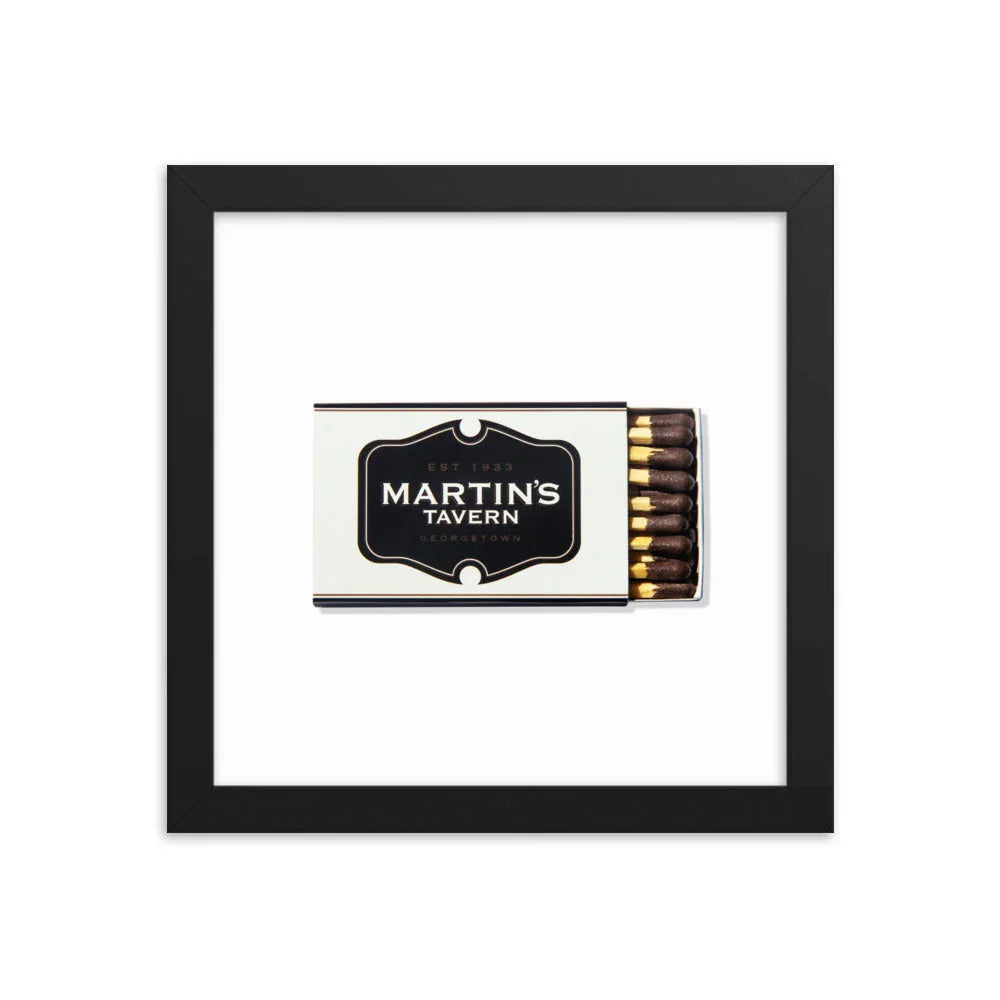 Martin's Tavern matchbook photos