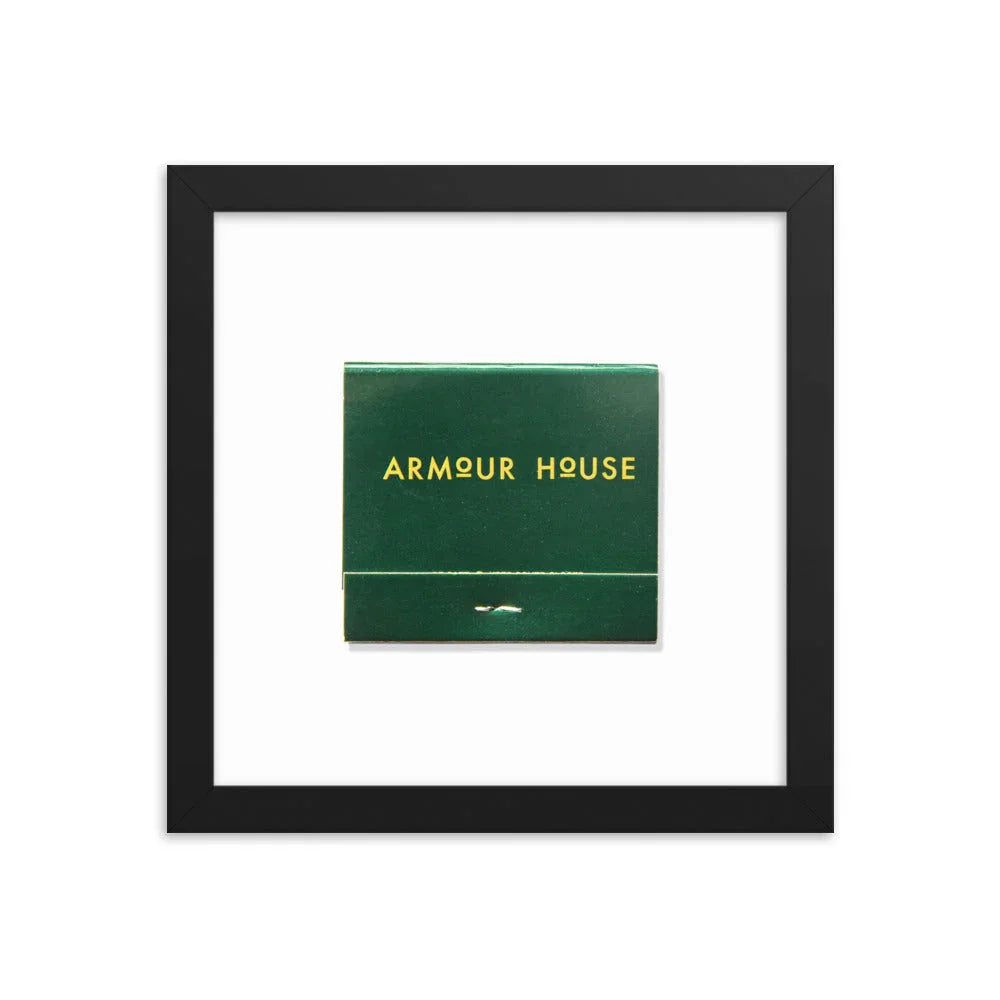 Armour House matchbook photos