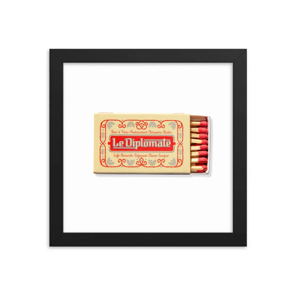 Le Diplomate matchbook photos