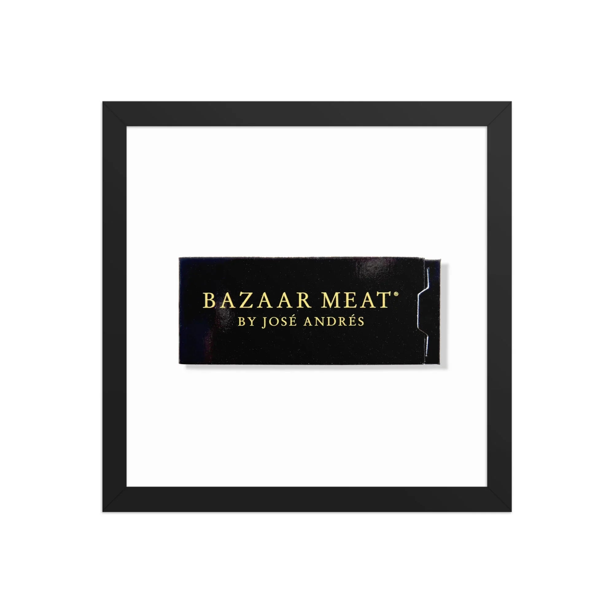 Bazaar Meat matchbook photos