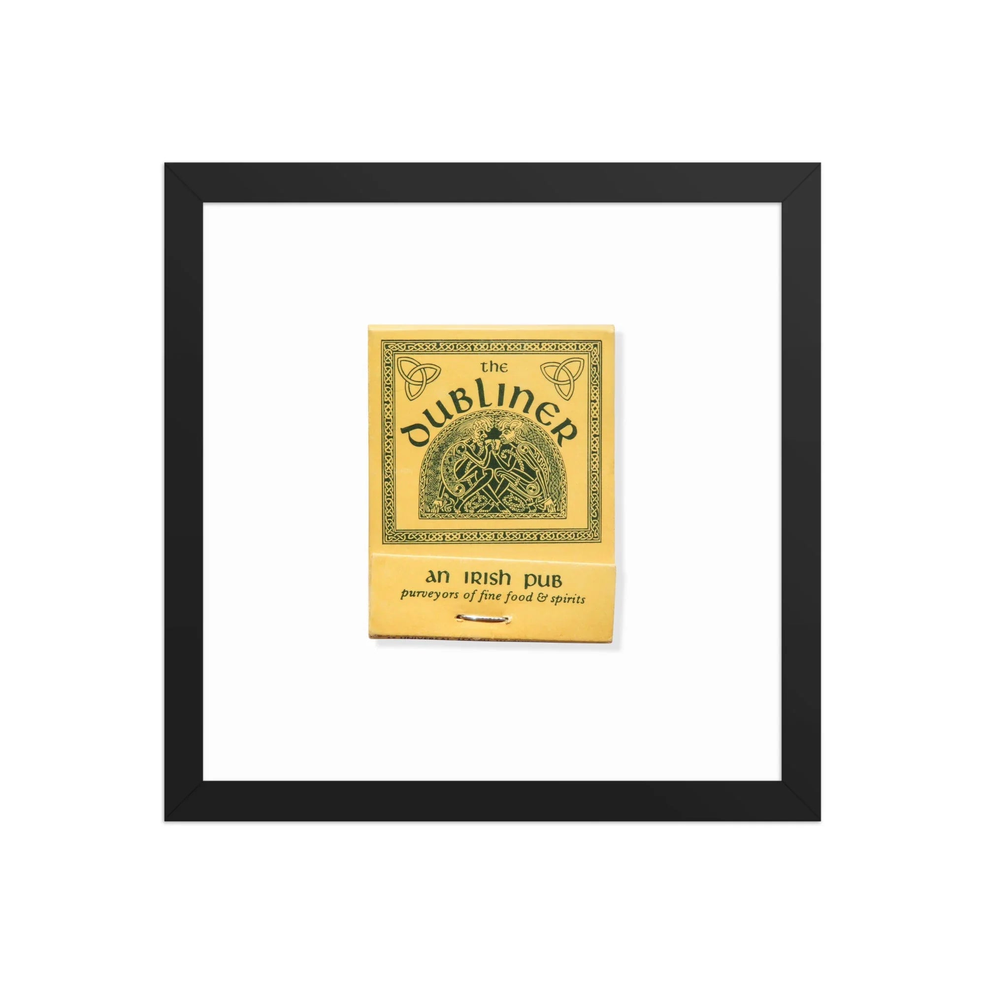 The Dubliner matchbook photos