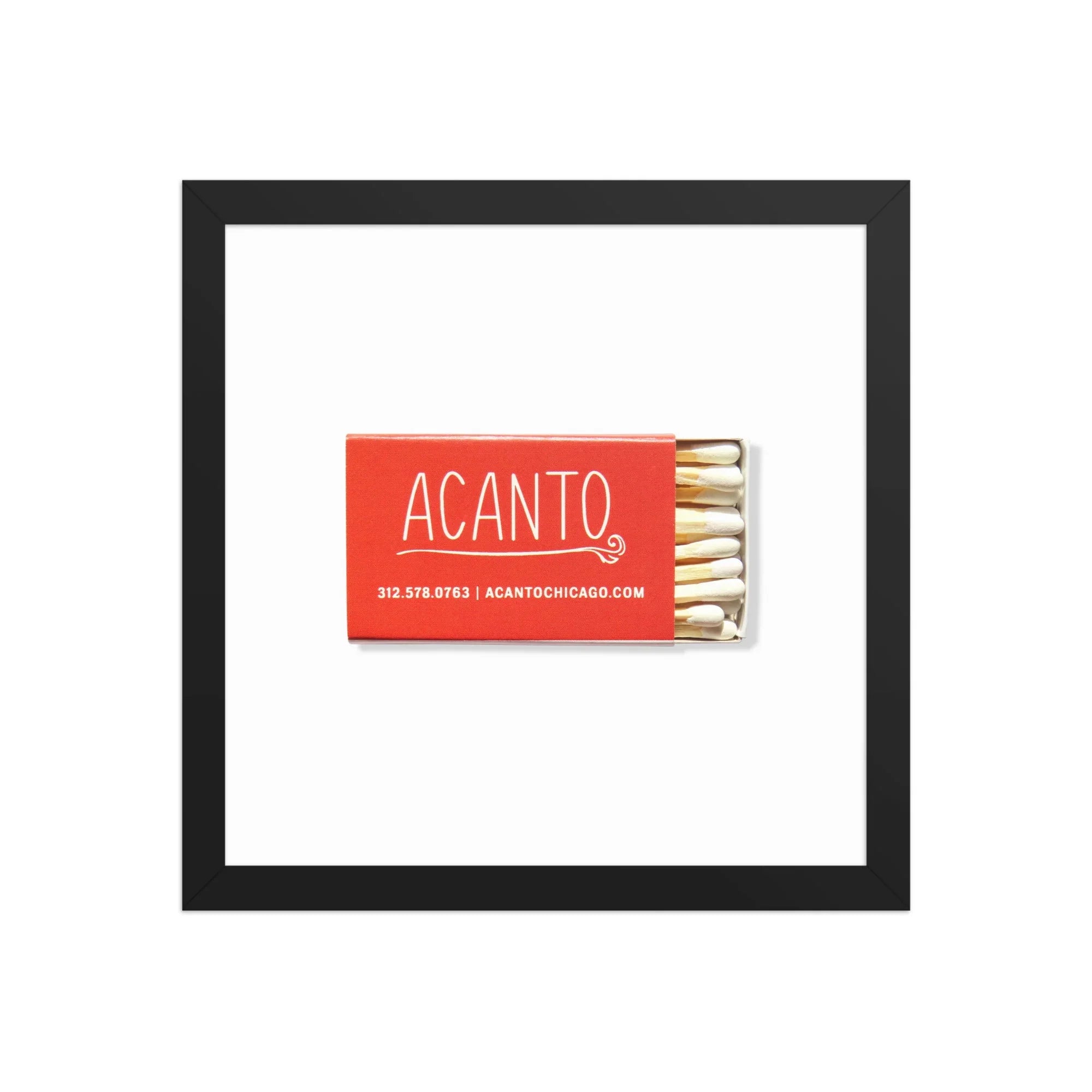Acanto matchbook photos