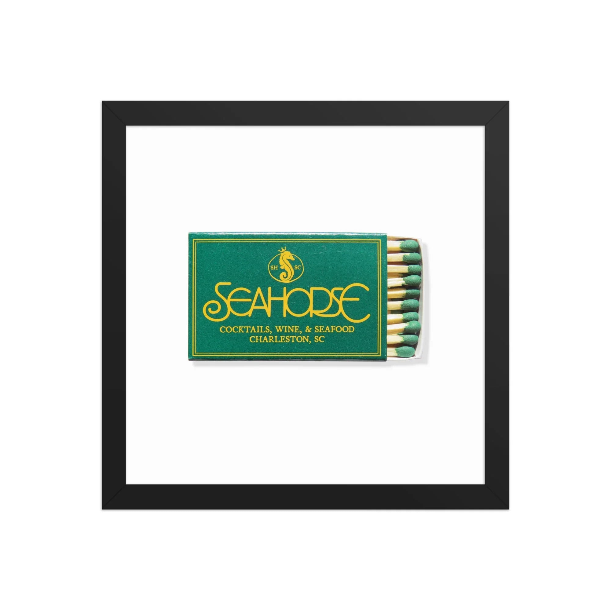 Seahorse matchbook photos