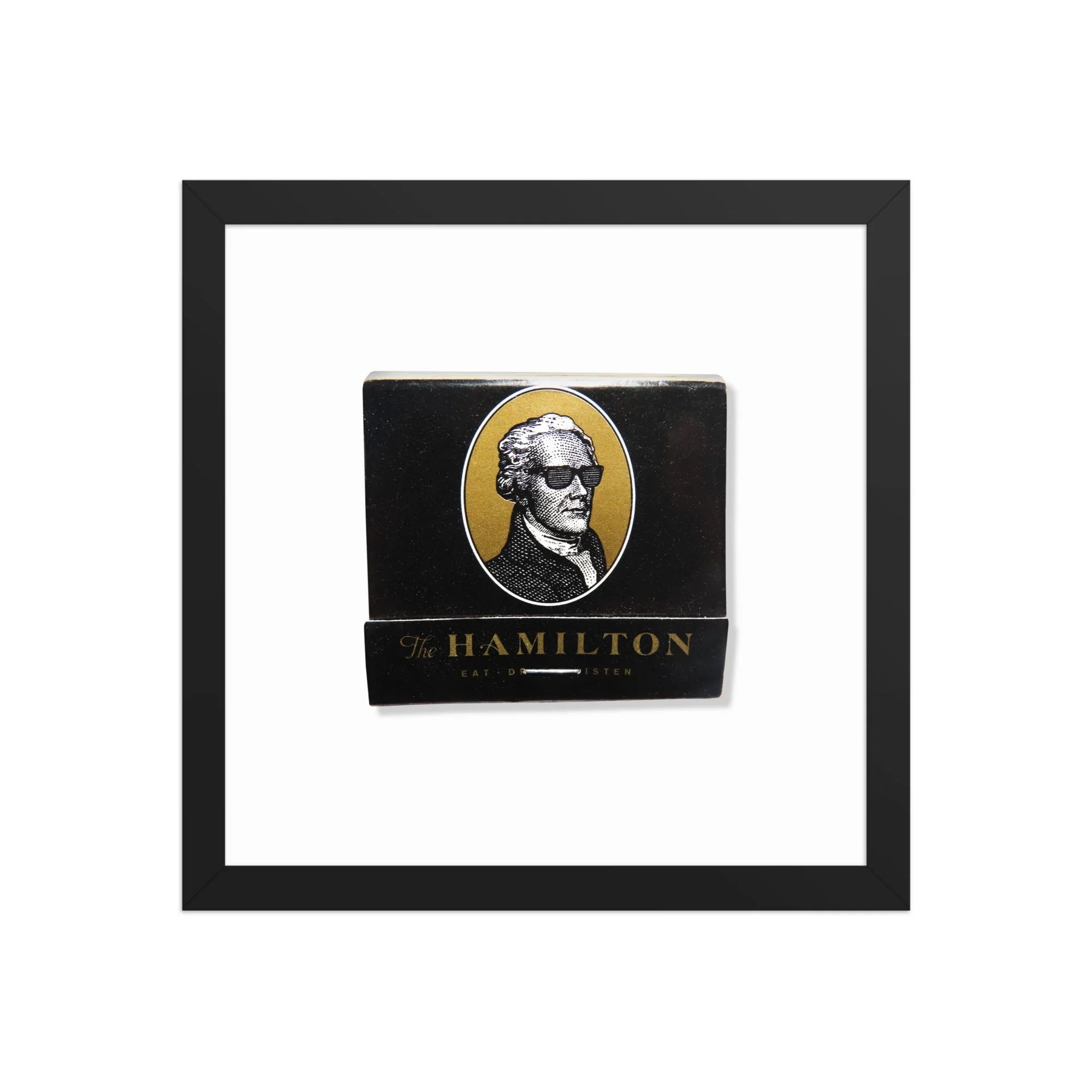 The Hamilton matchbook photos