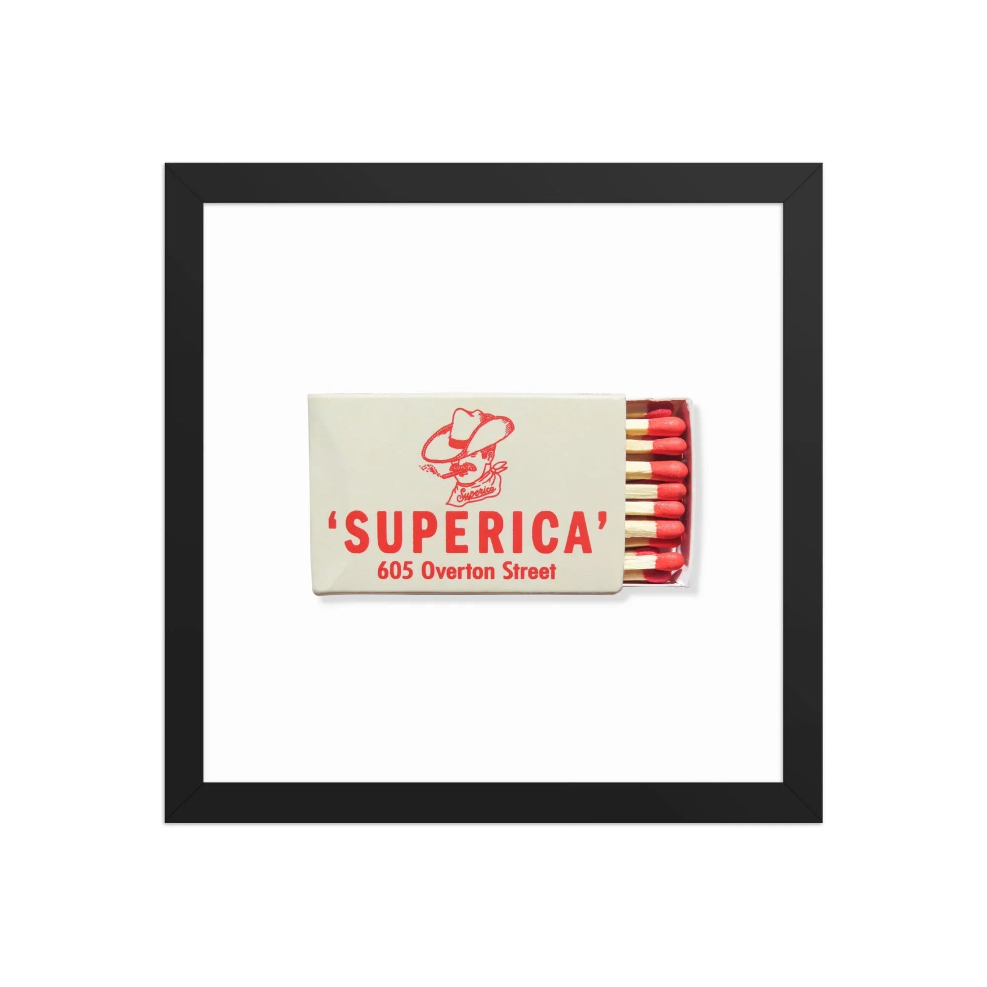 Superica matchbook photos