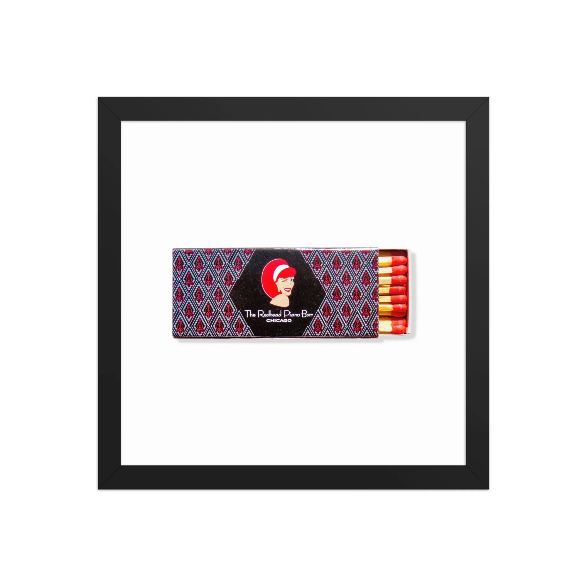 The Redhead Piano Bar matchbook photos