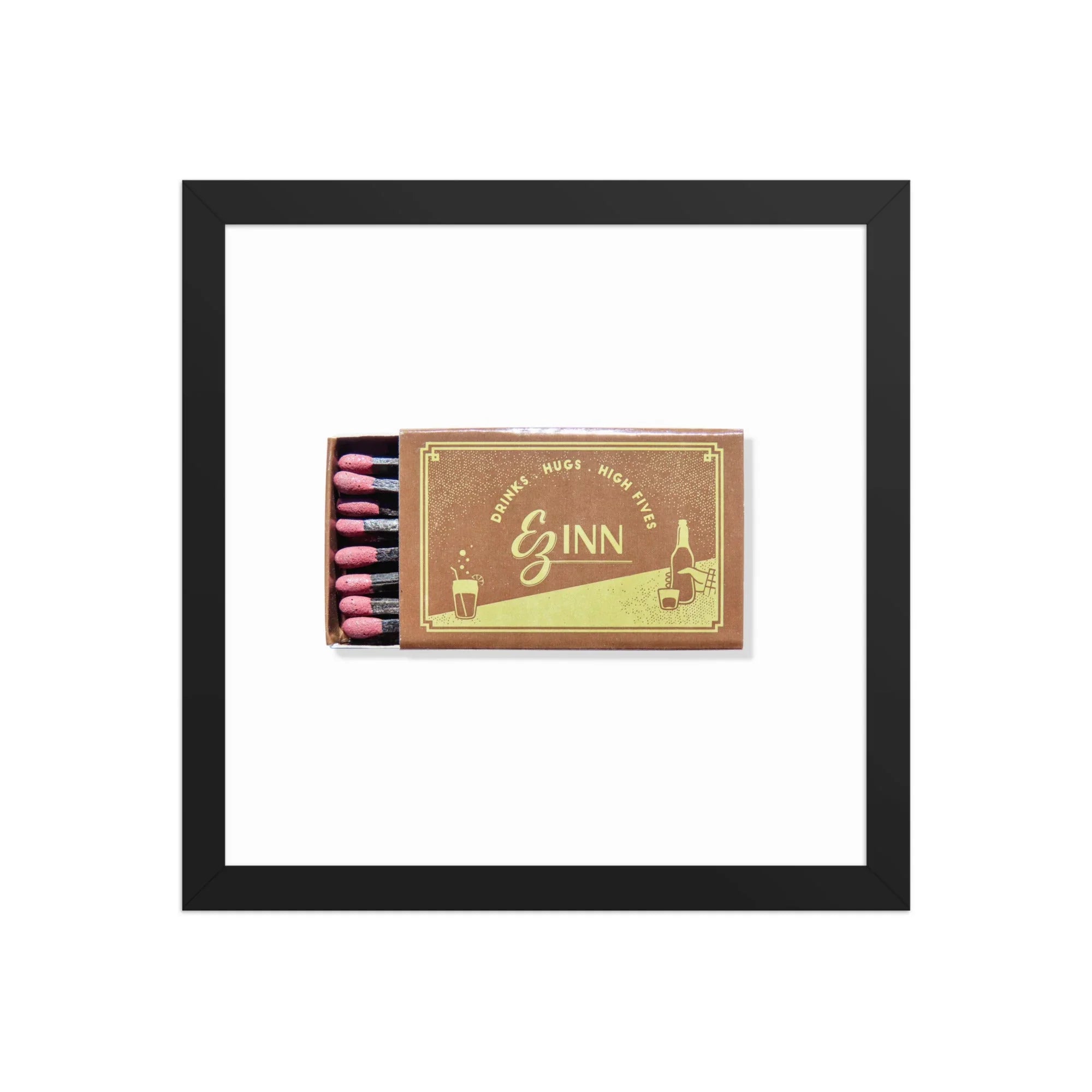 EZ Inn matchbook photos