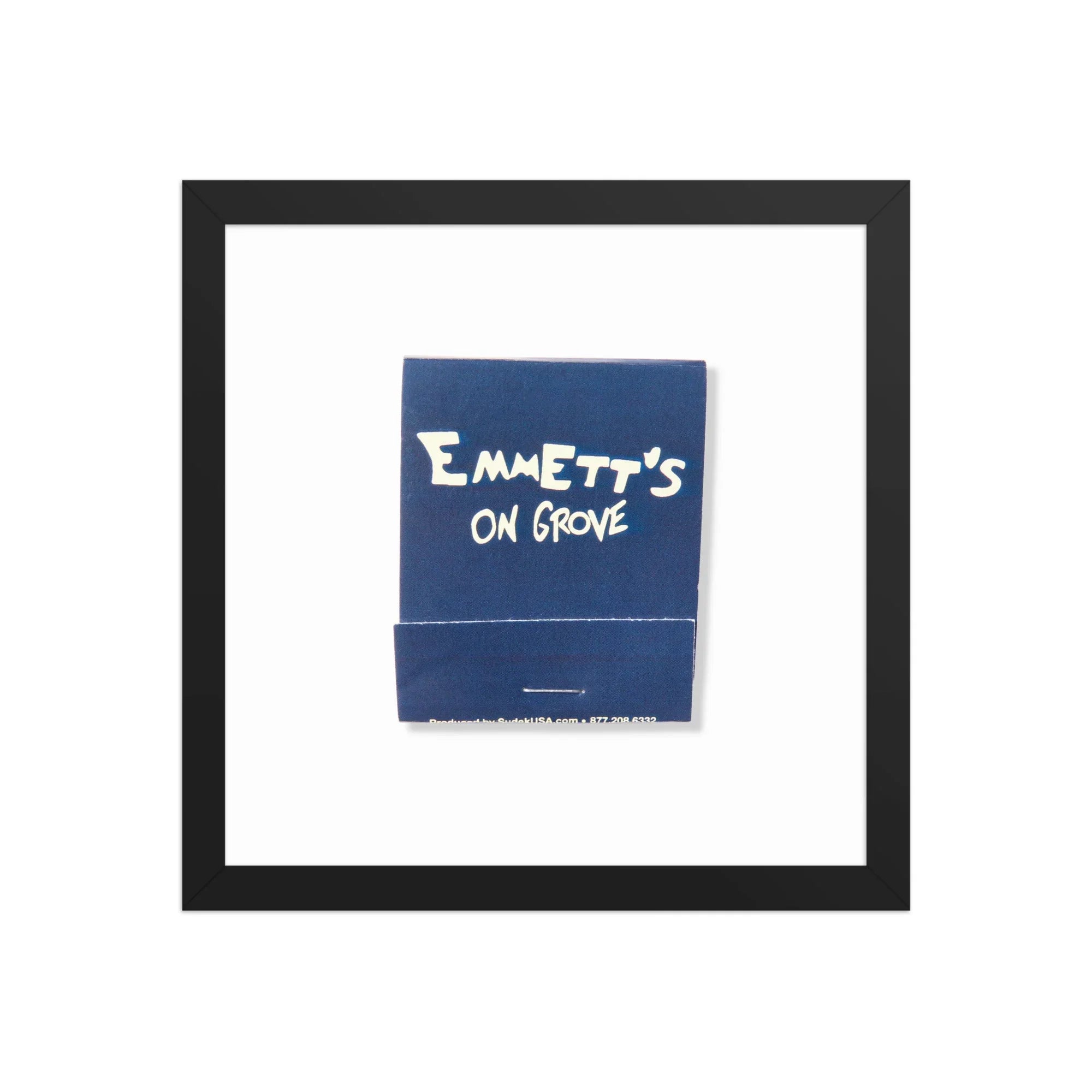 Emmett’s on Grove matchbook photos