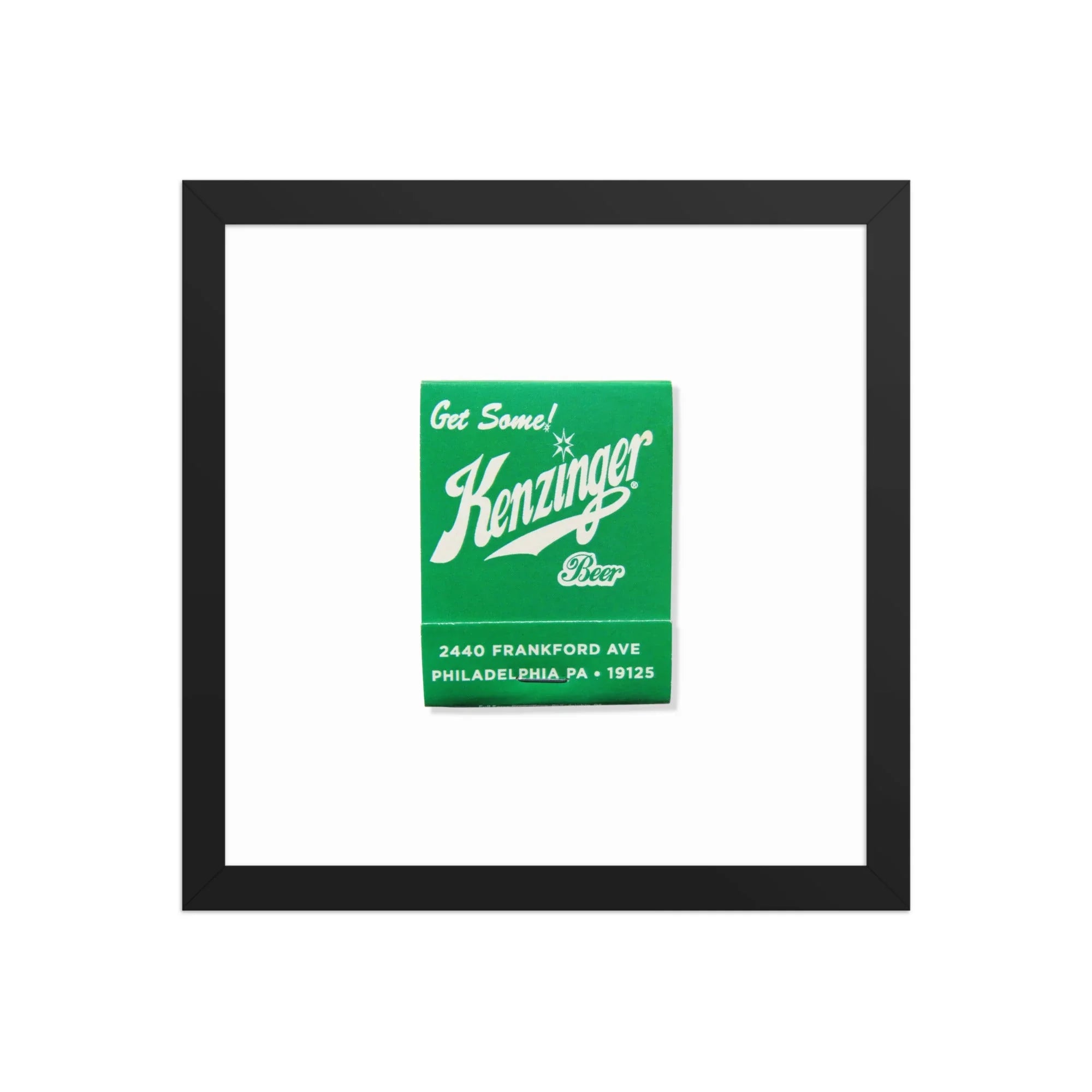 Kenzinger matchbook photos