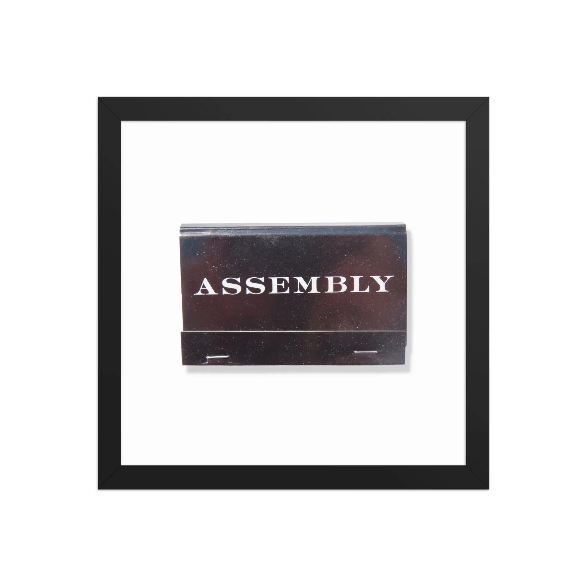 Assembly matchbook photos