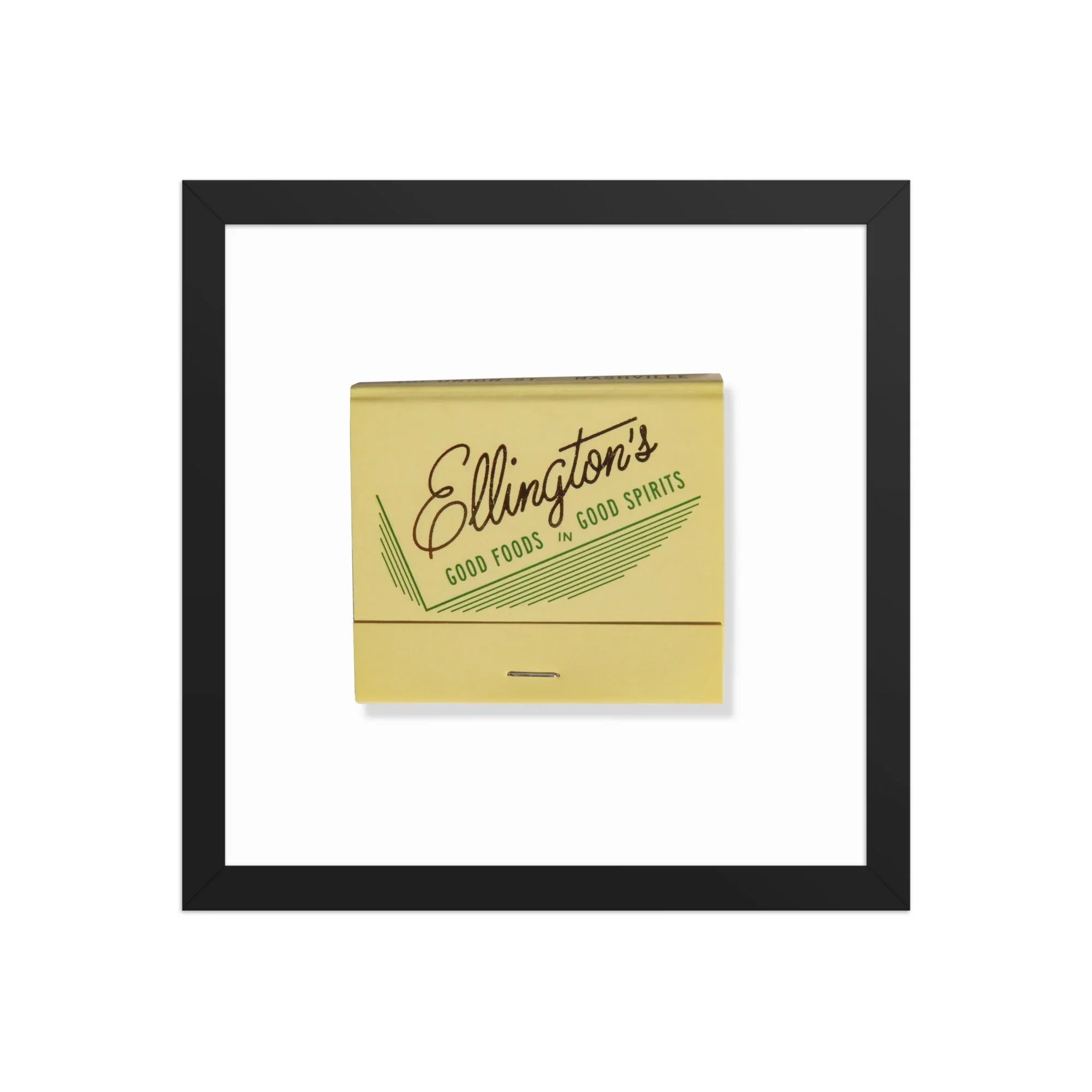 Ellington’s matchbook photos