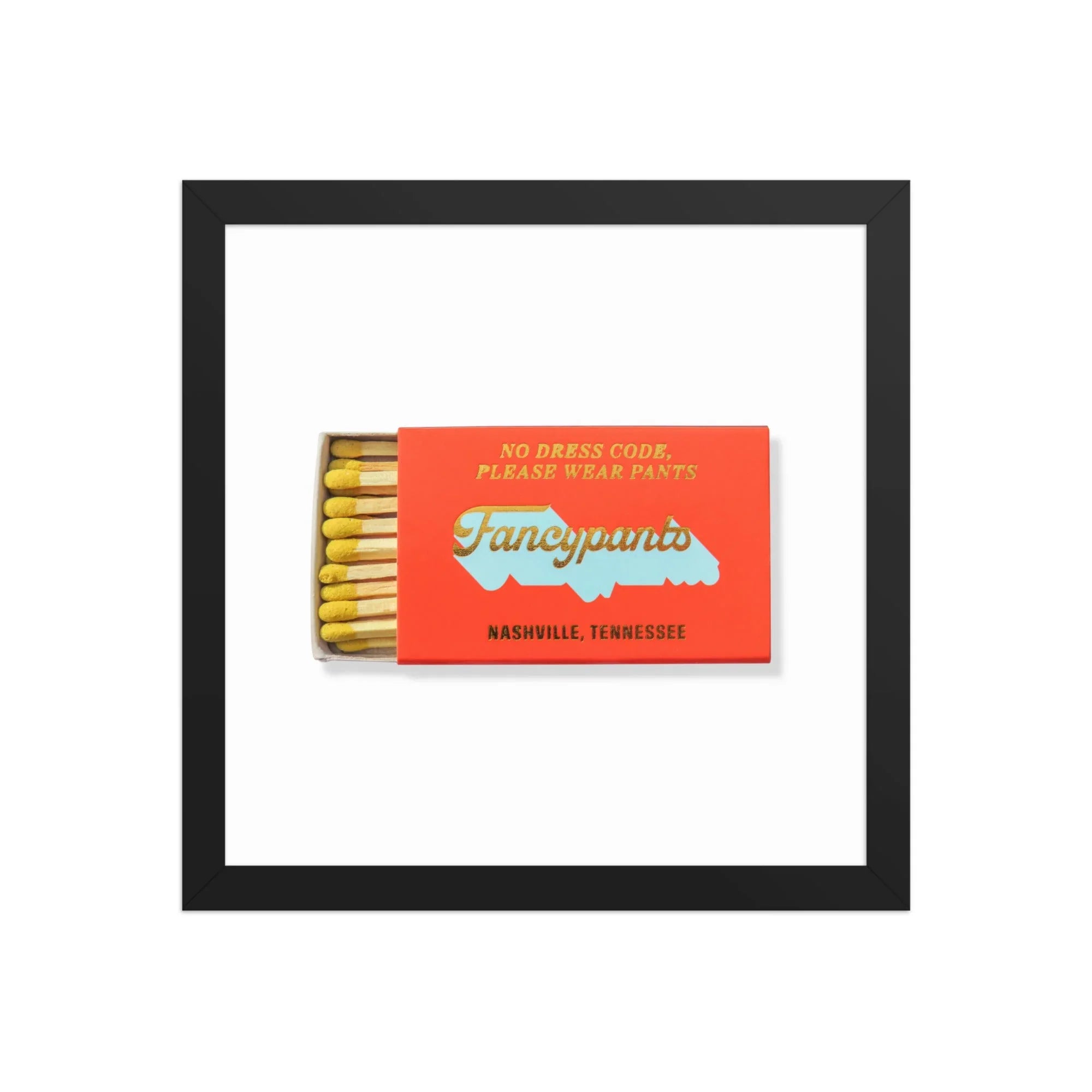 Fancypants Nashville matchbook photos