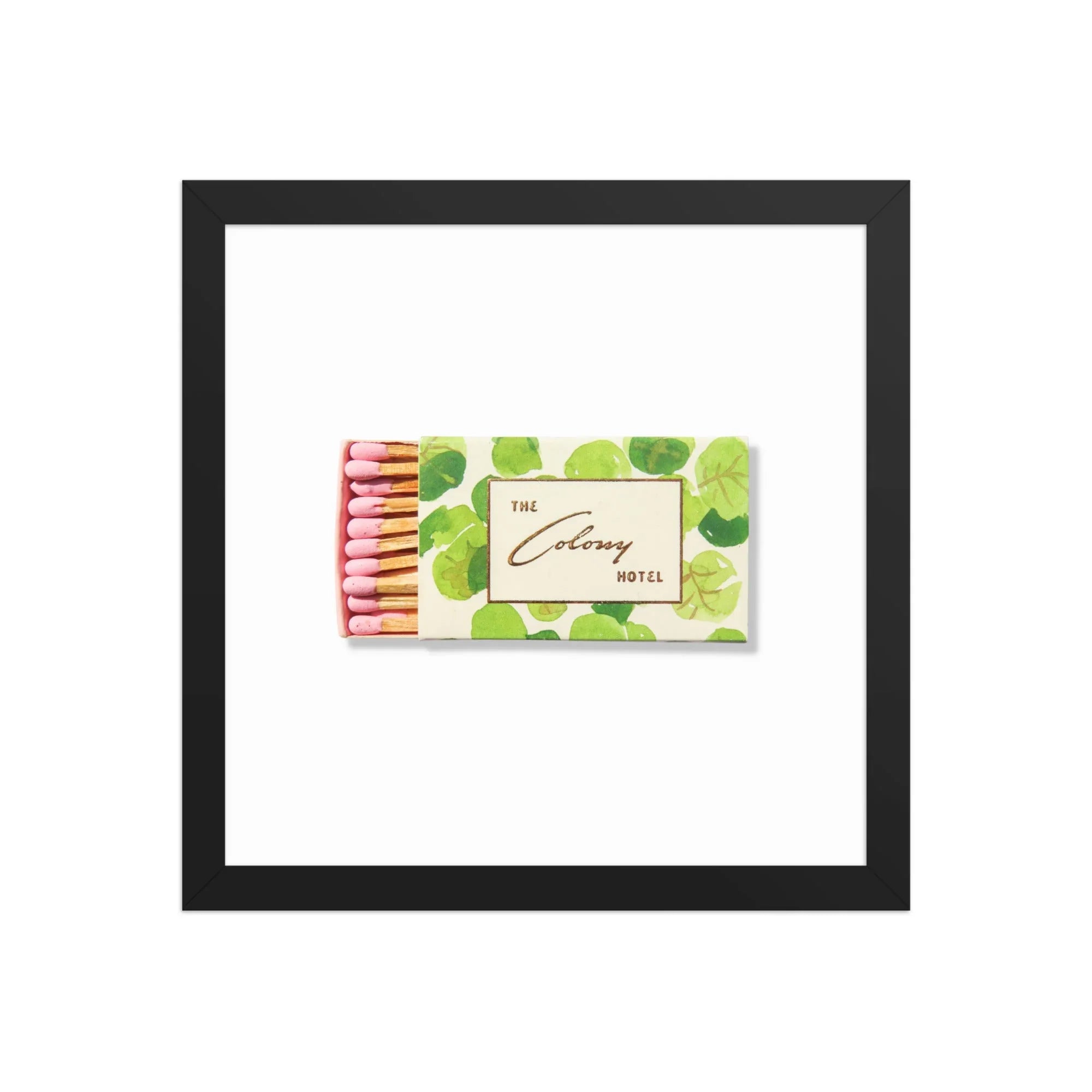 The Colony Hotel matchbook photos