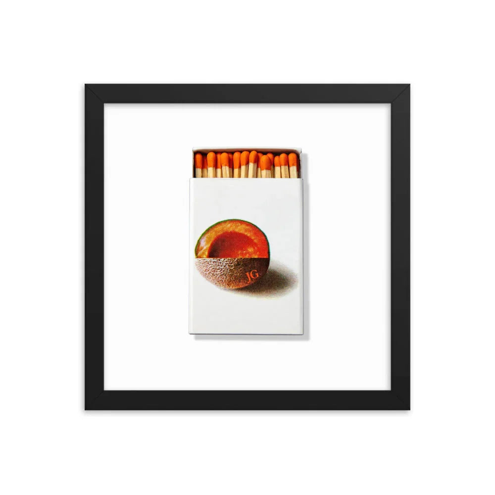 JG Framed Print matchbook photos