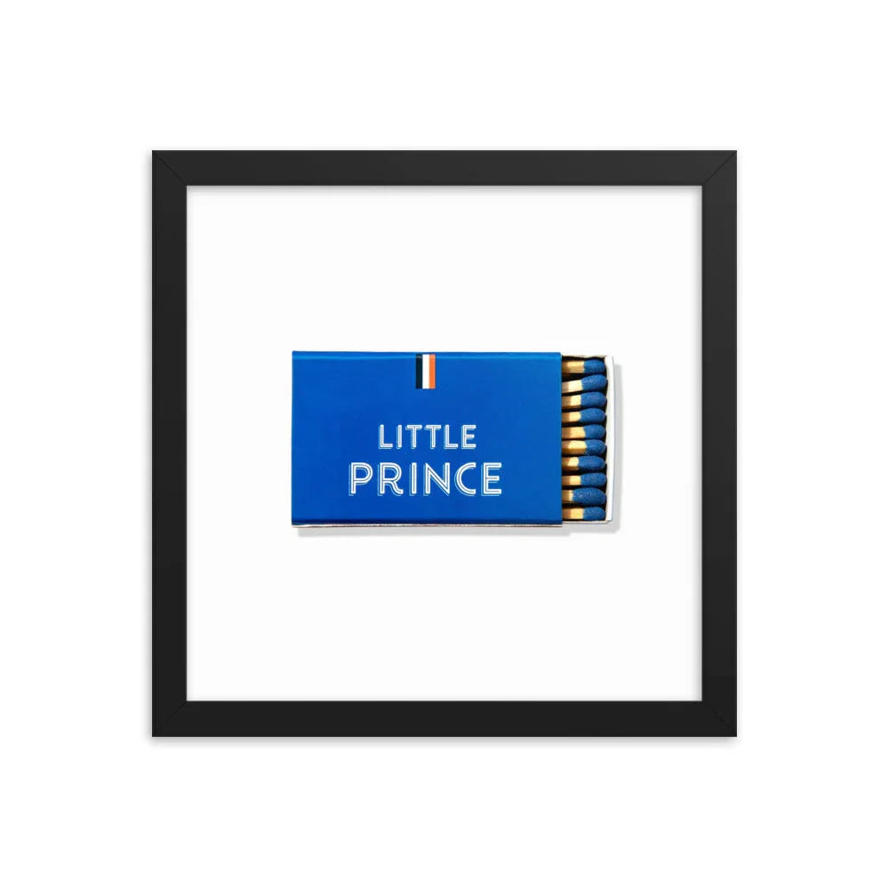 Little Prince Framed Print matchbook photos