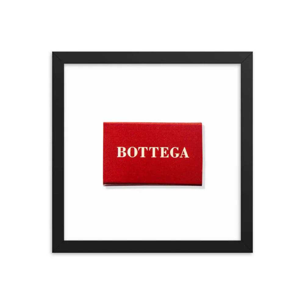 Bottega matchbook photos
