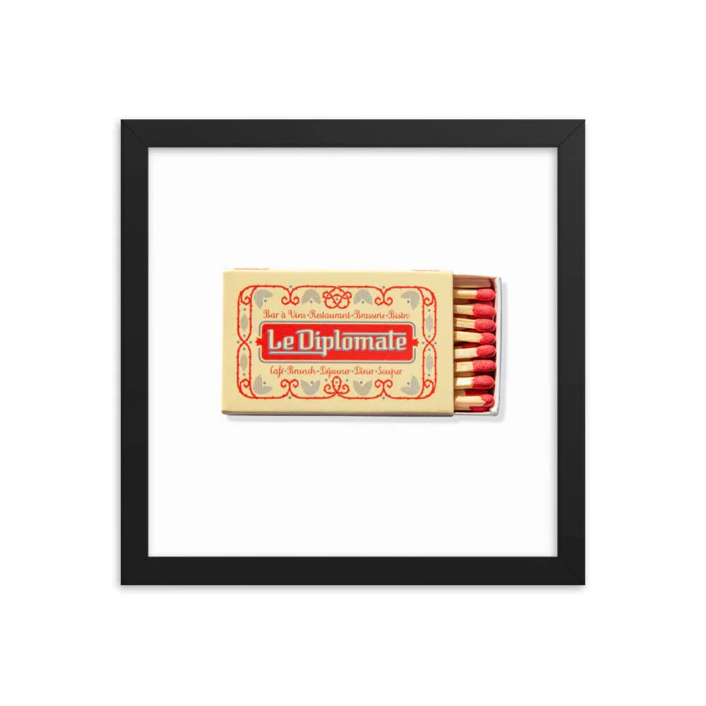 Le Diplomate matchbook photos
