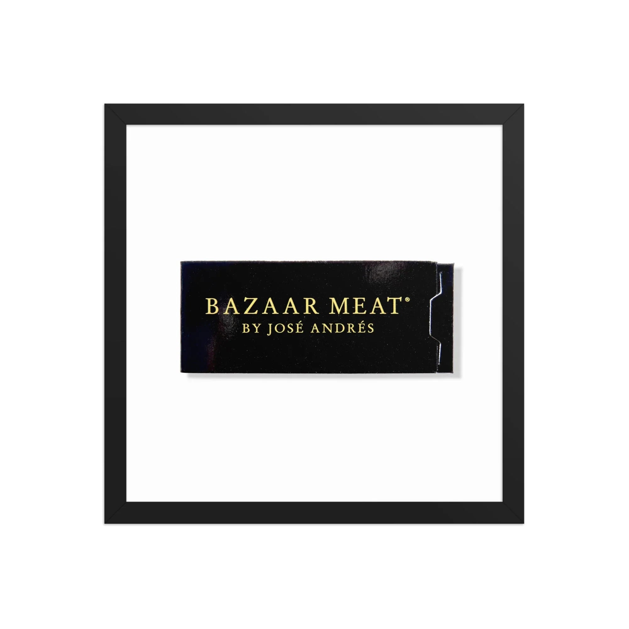 Bazaar Meat matchbook photos
