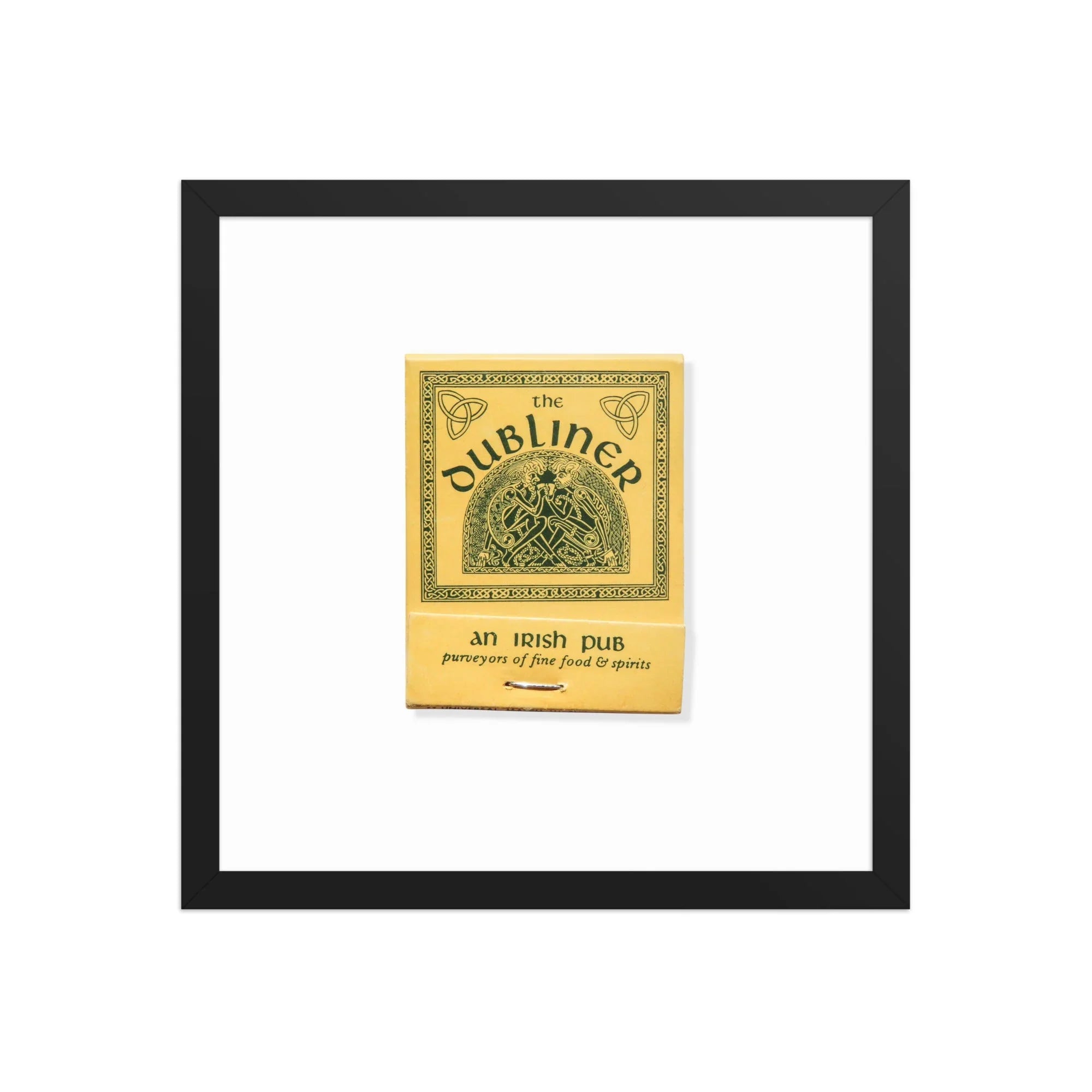 The Dubliner matchbook photos