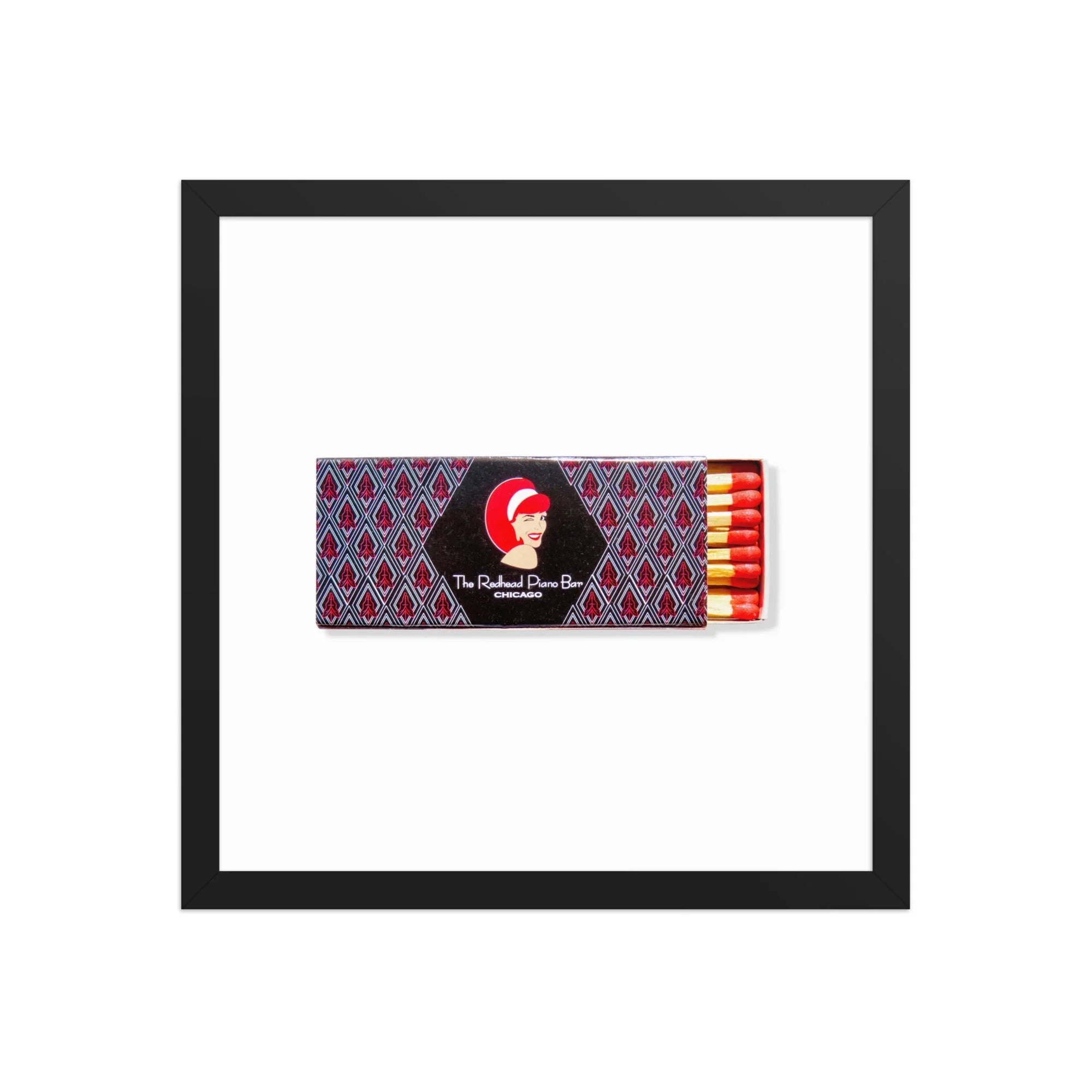 Red Head Piano Bar matchbook photos