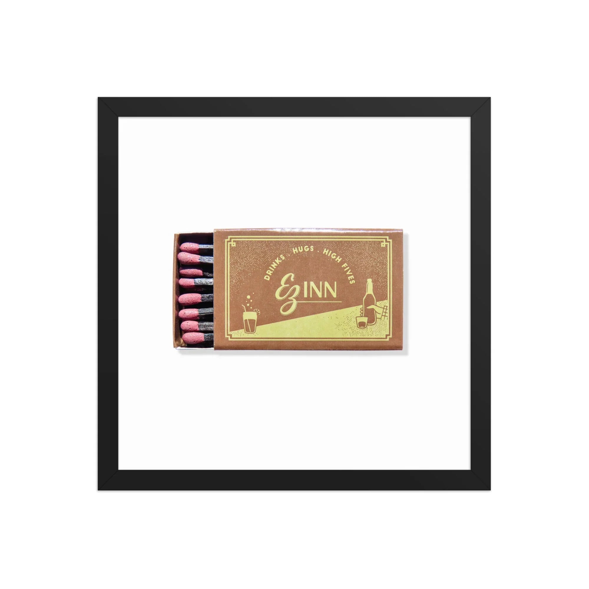 EZ Inn matchbook photos