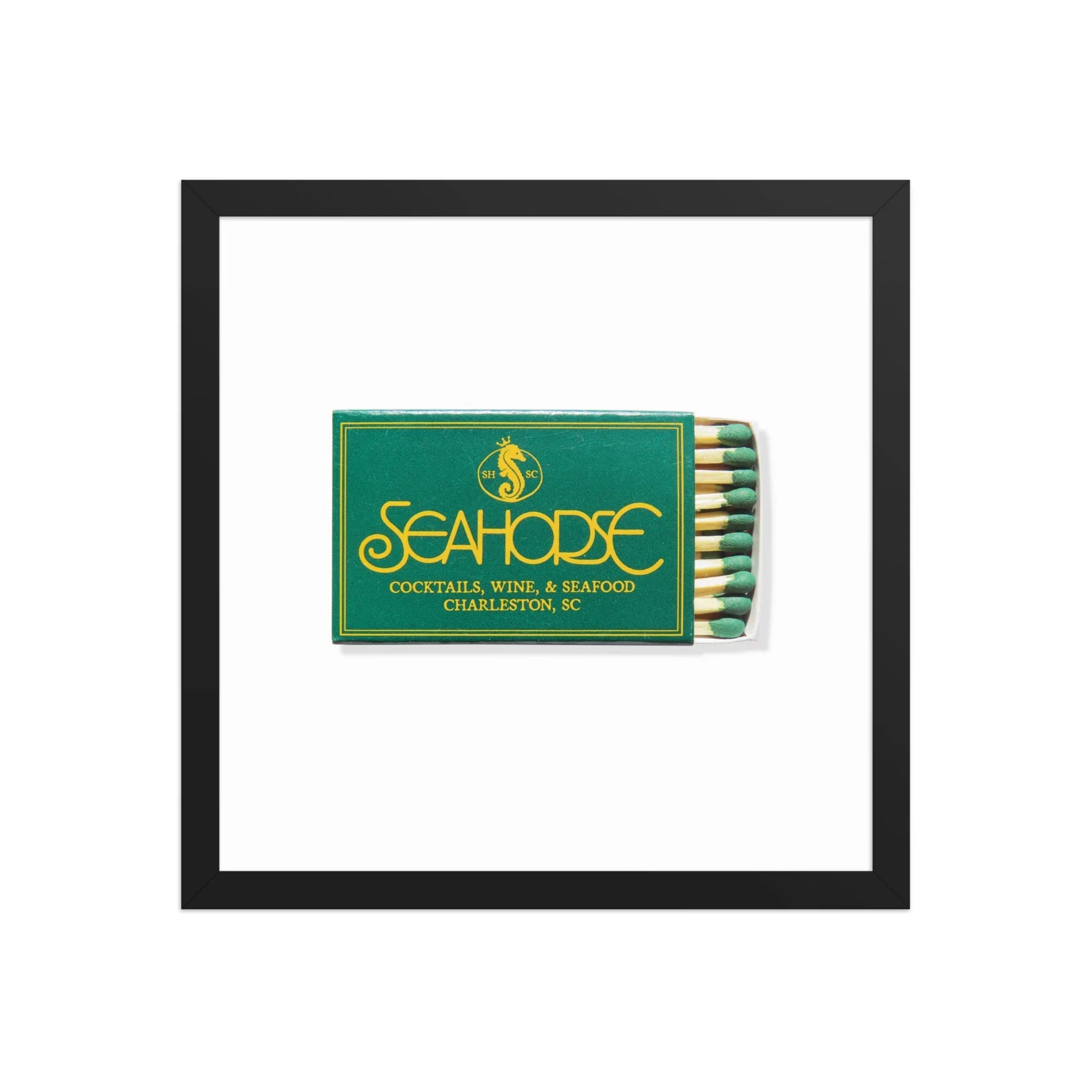 Seahorse matchbook photos