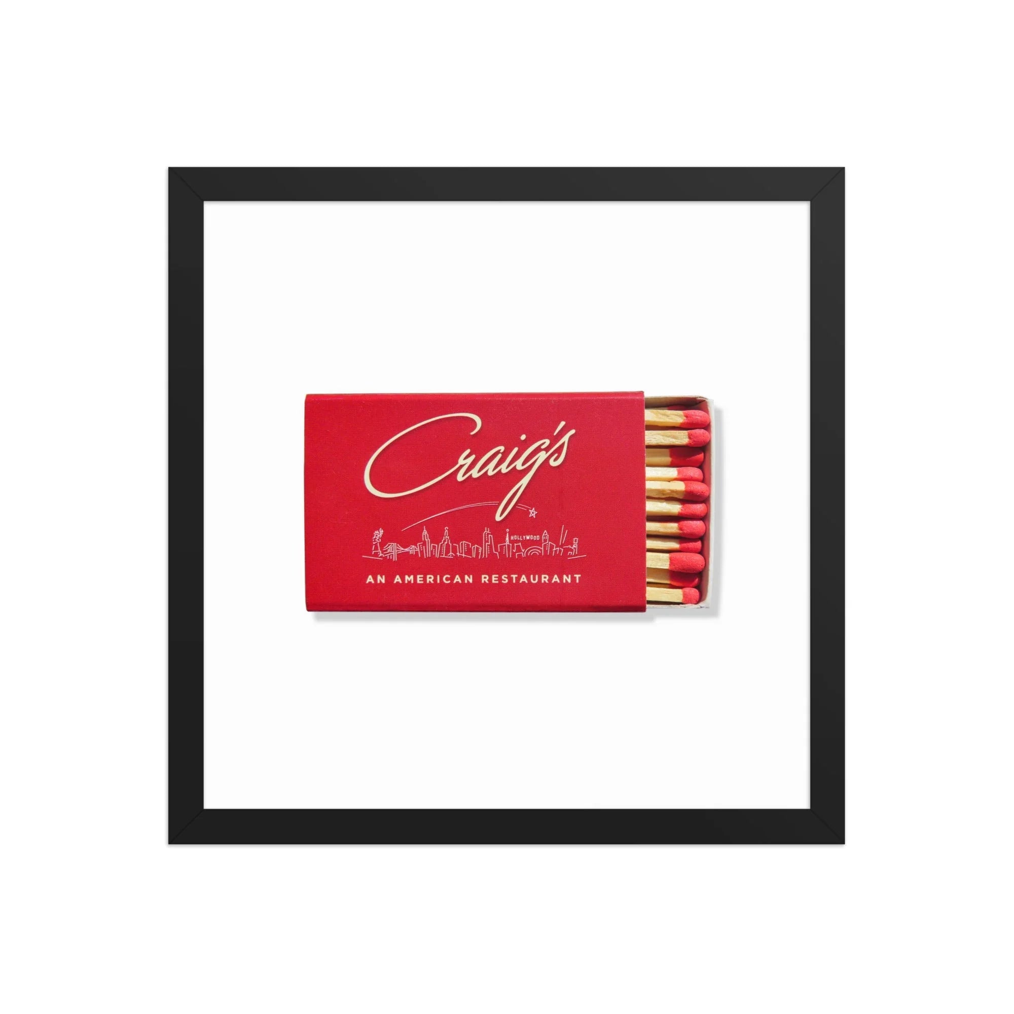 Craig’s LA matchbook photos