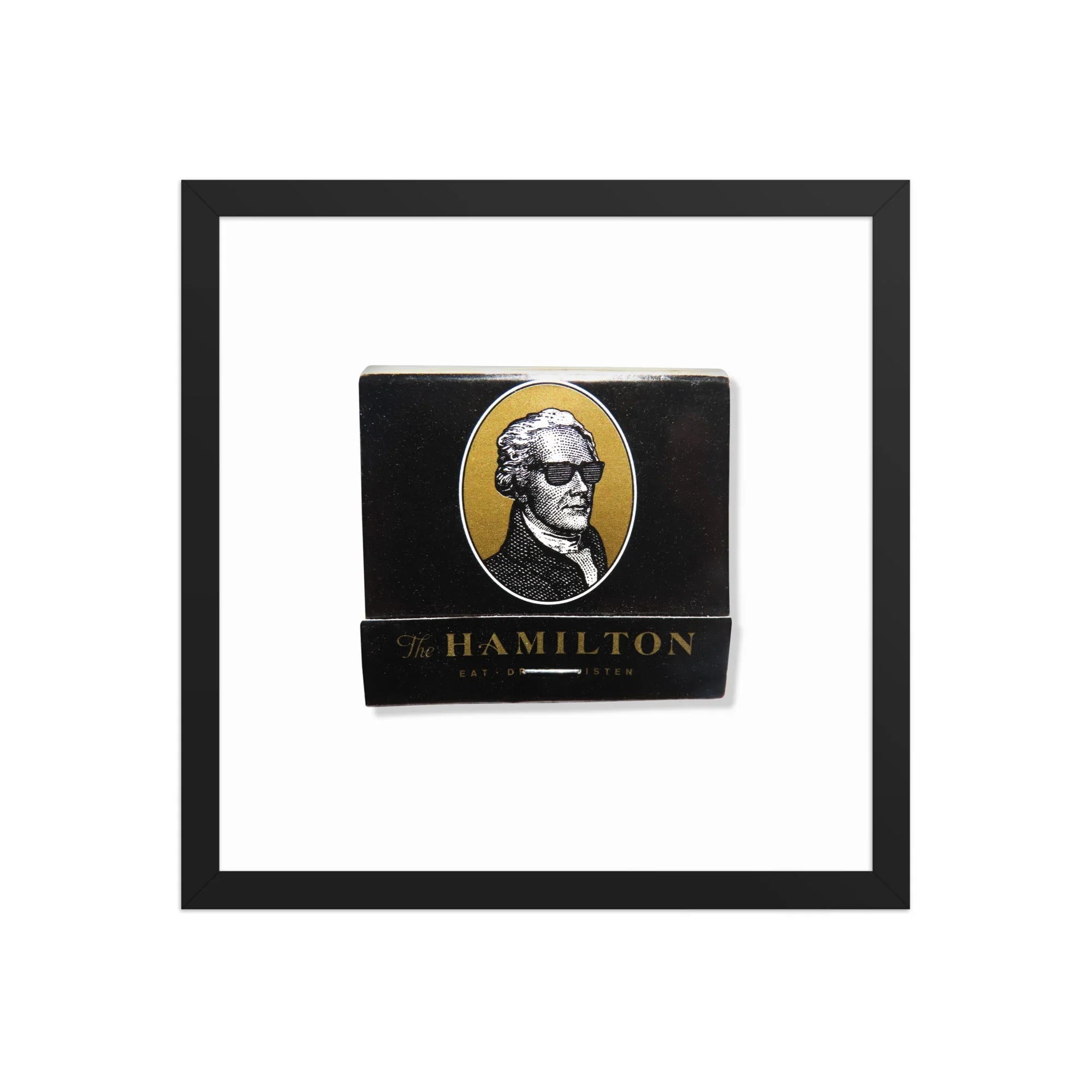 The Hamilton matchbook photos