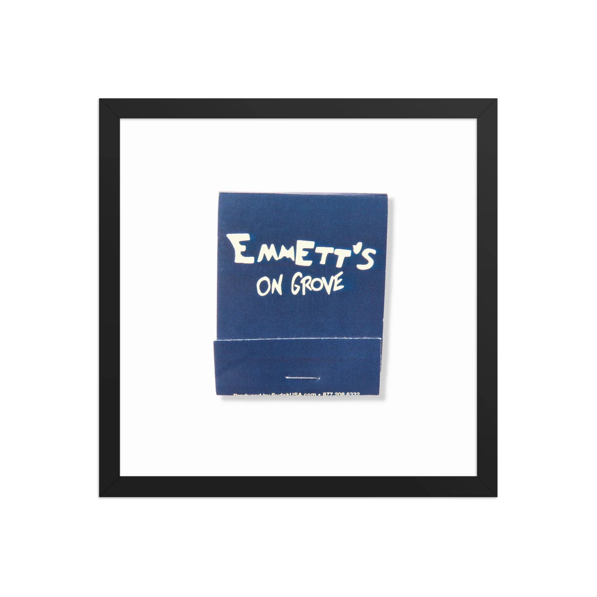 Emmett’s on Grove matchbook photos