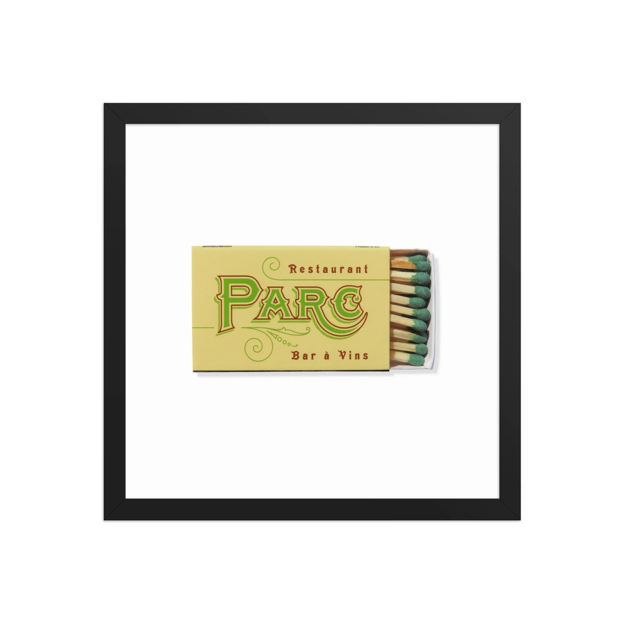 Parc Restaurant Philly matchbook photos