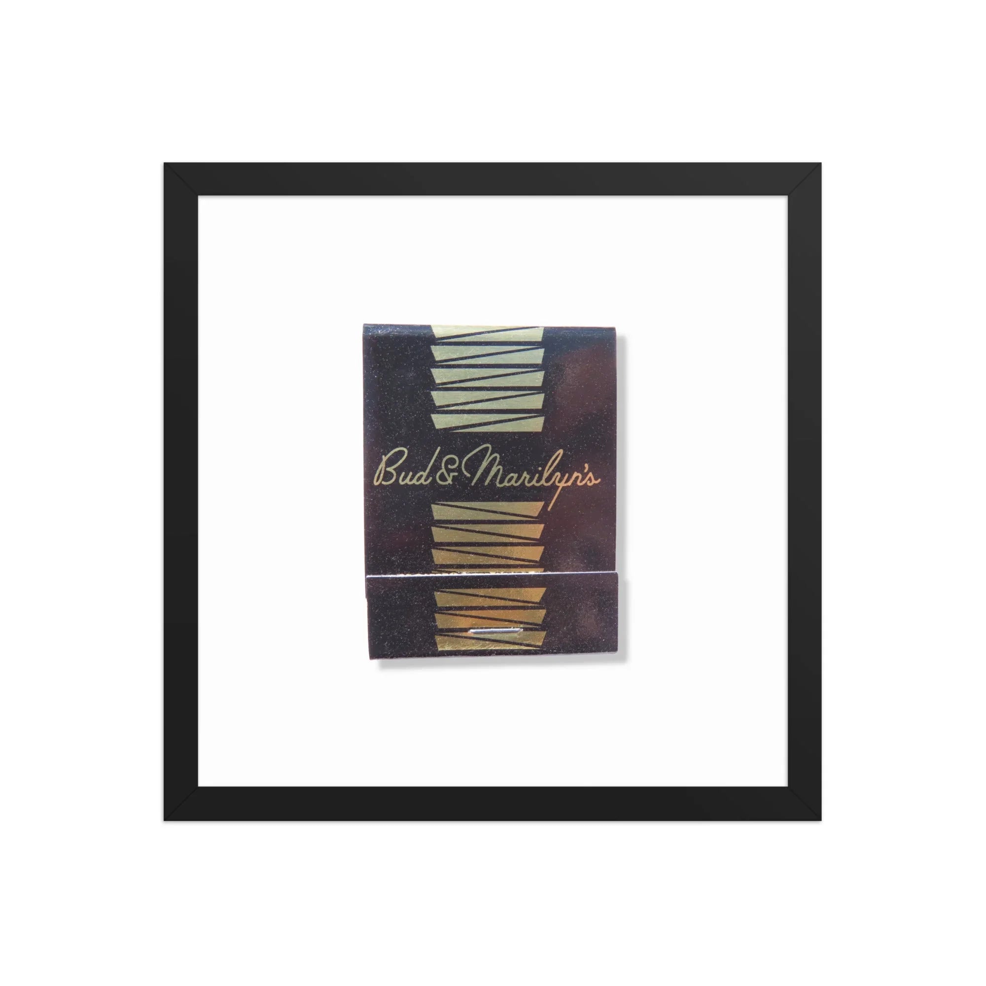 Bud & Marilyn’s matchbook photos