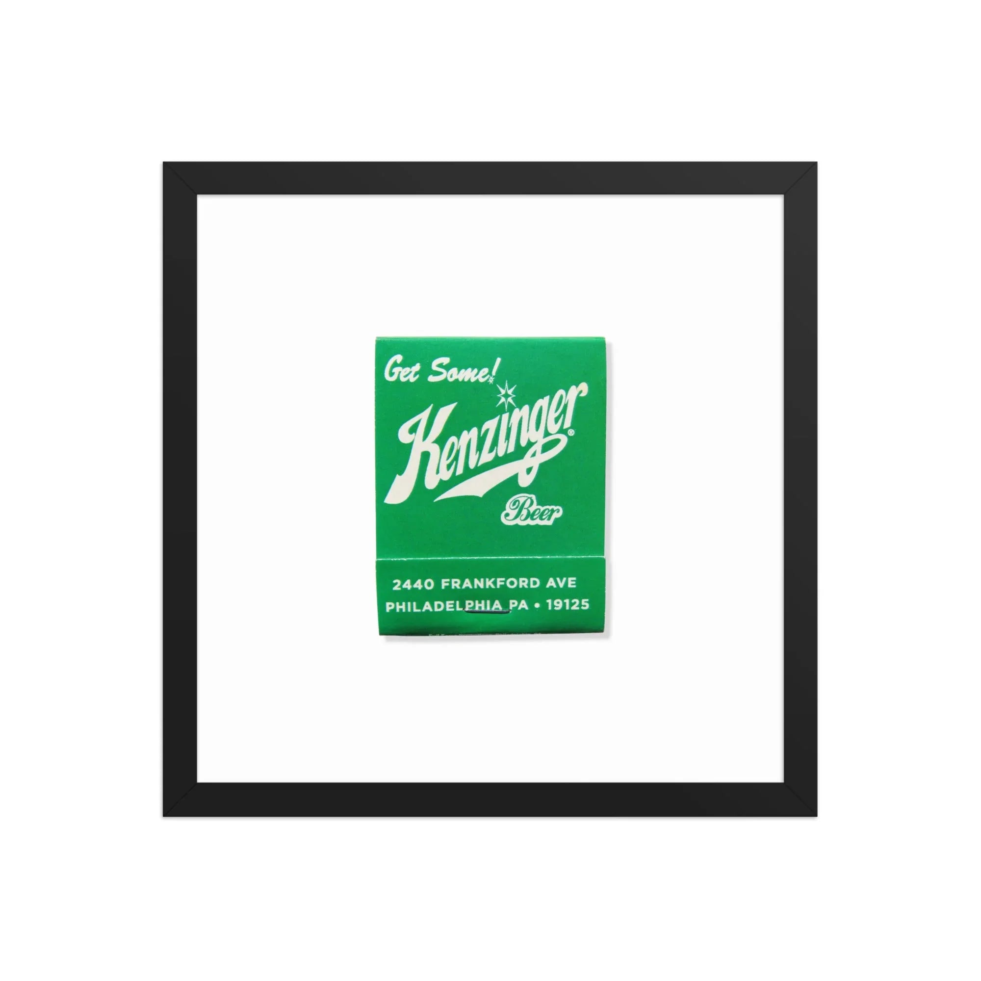 Kenzinger matchbook photos