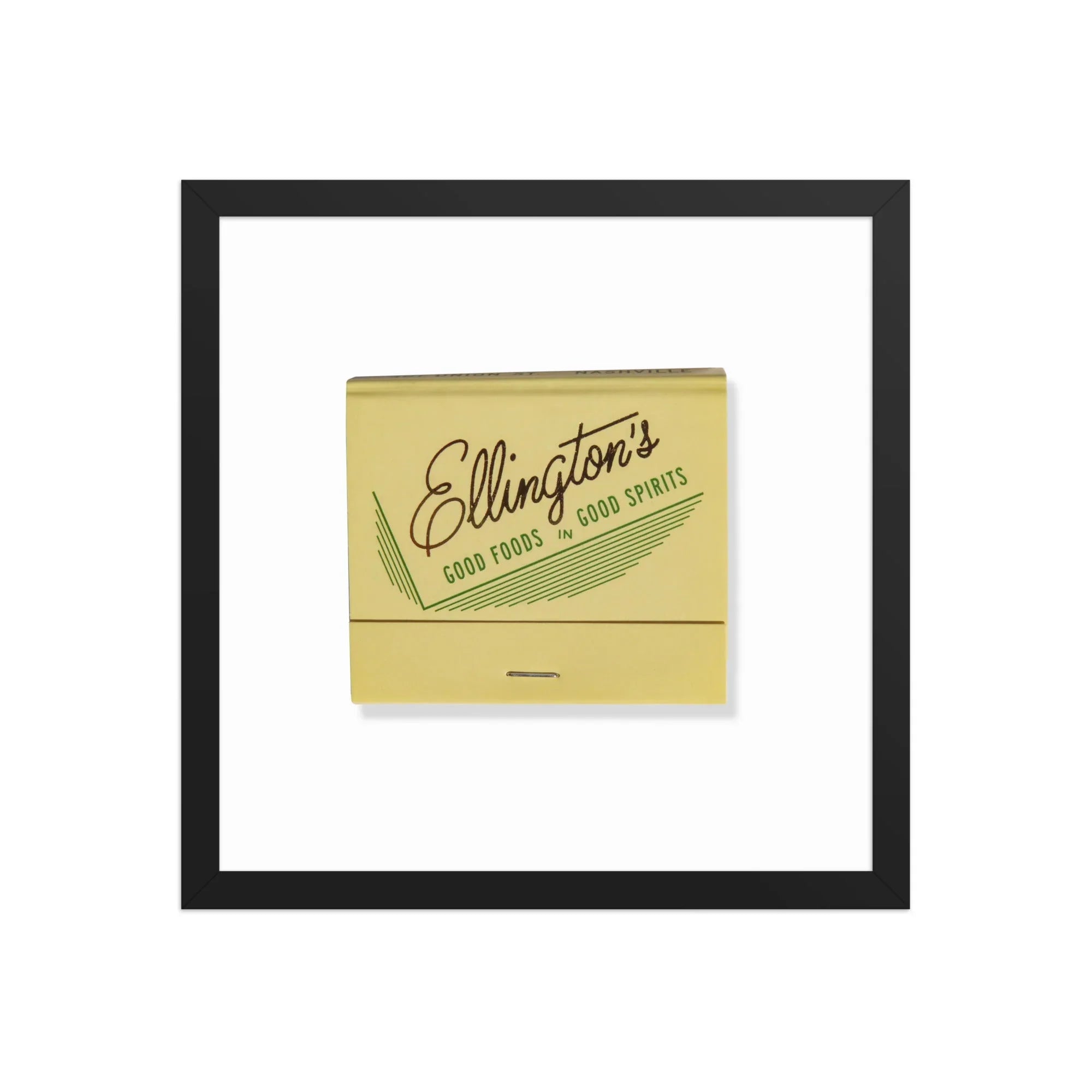 Ellington’s matchbook photos