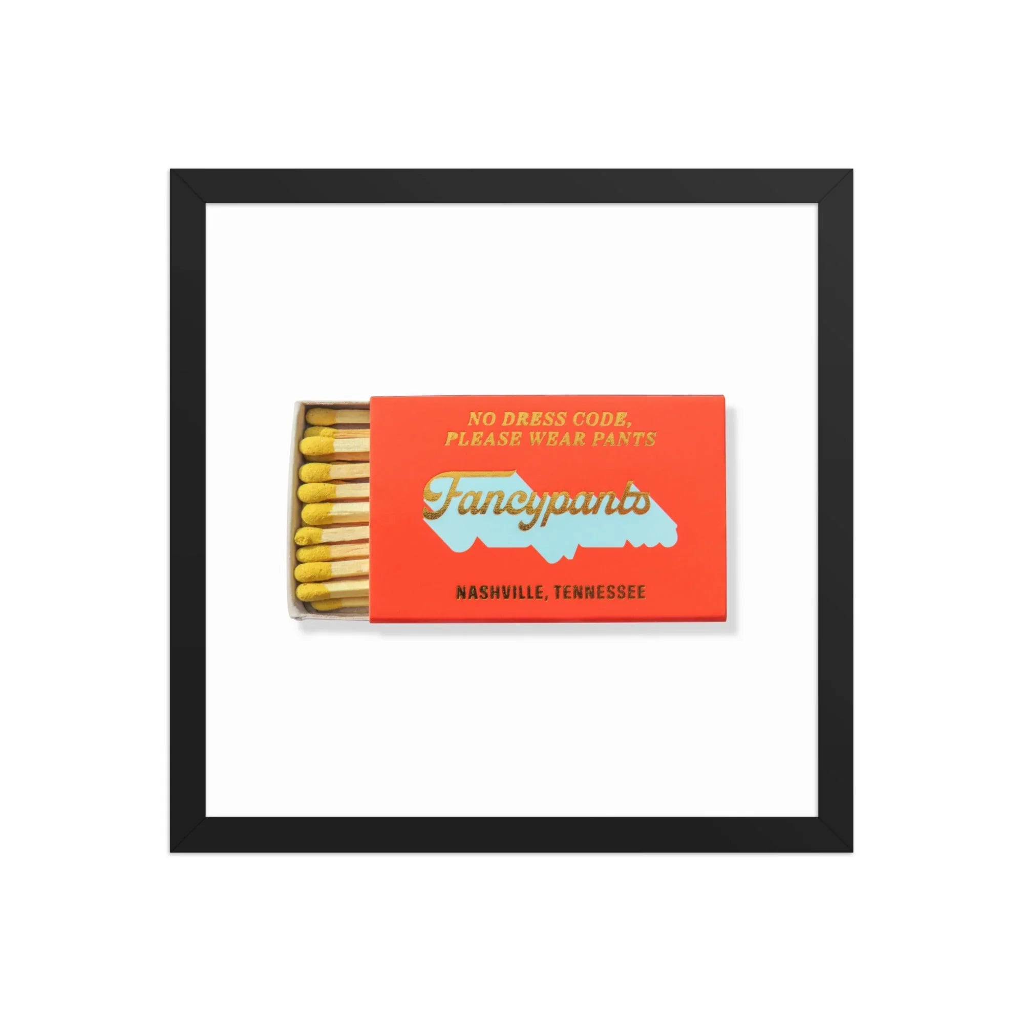 Fancypants Nashville matchbook photos