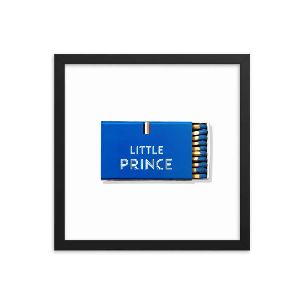 Little Prince Framed Print matchbook photos