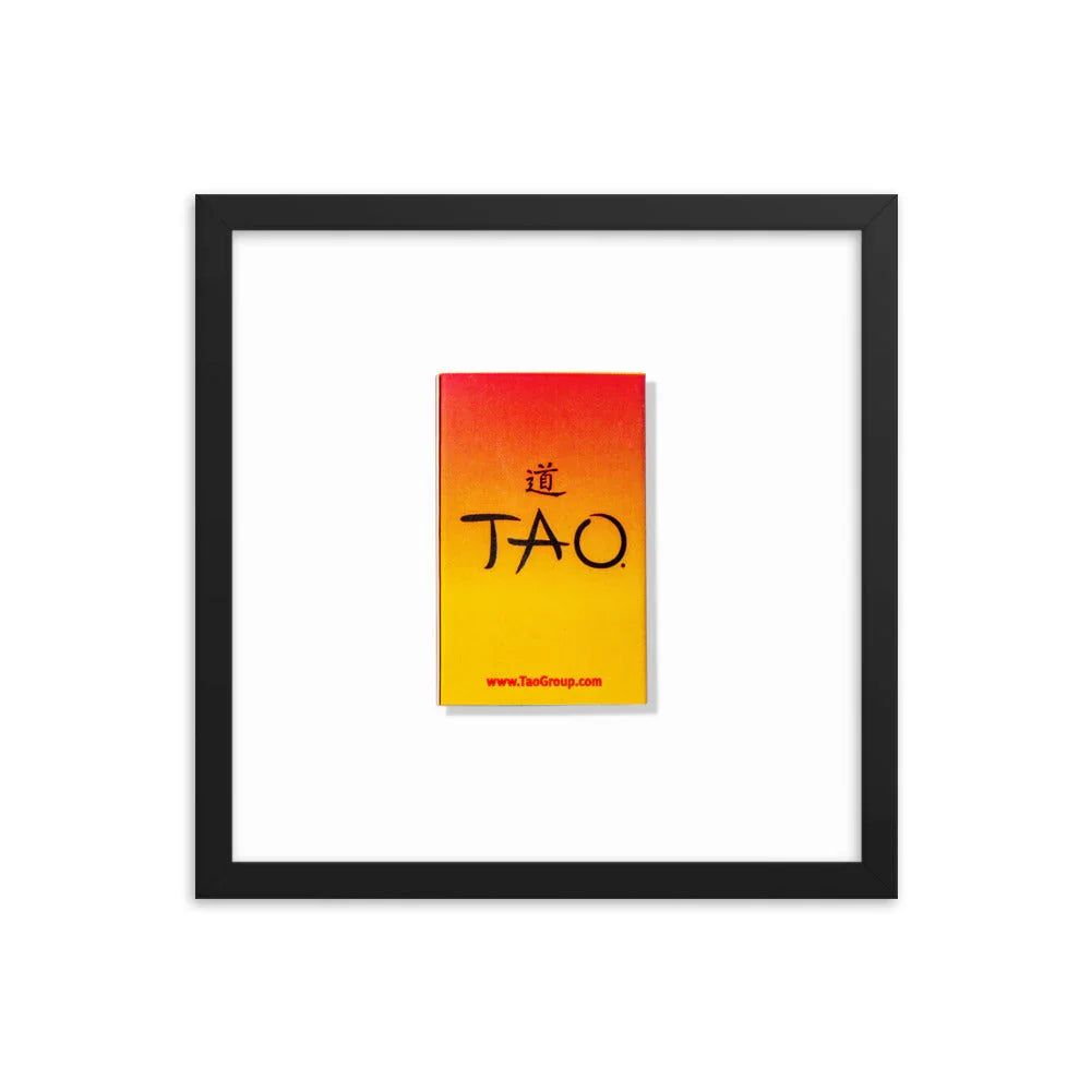 Tao’s Framed Print matchbook photos
