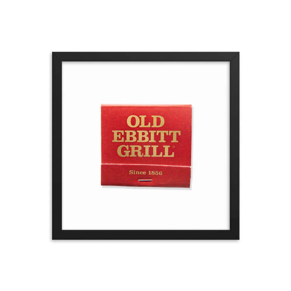 Old Ebbitt Grill matchbook photos