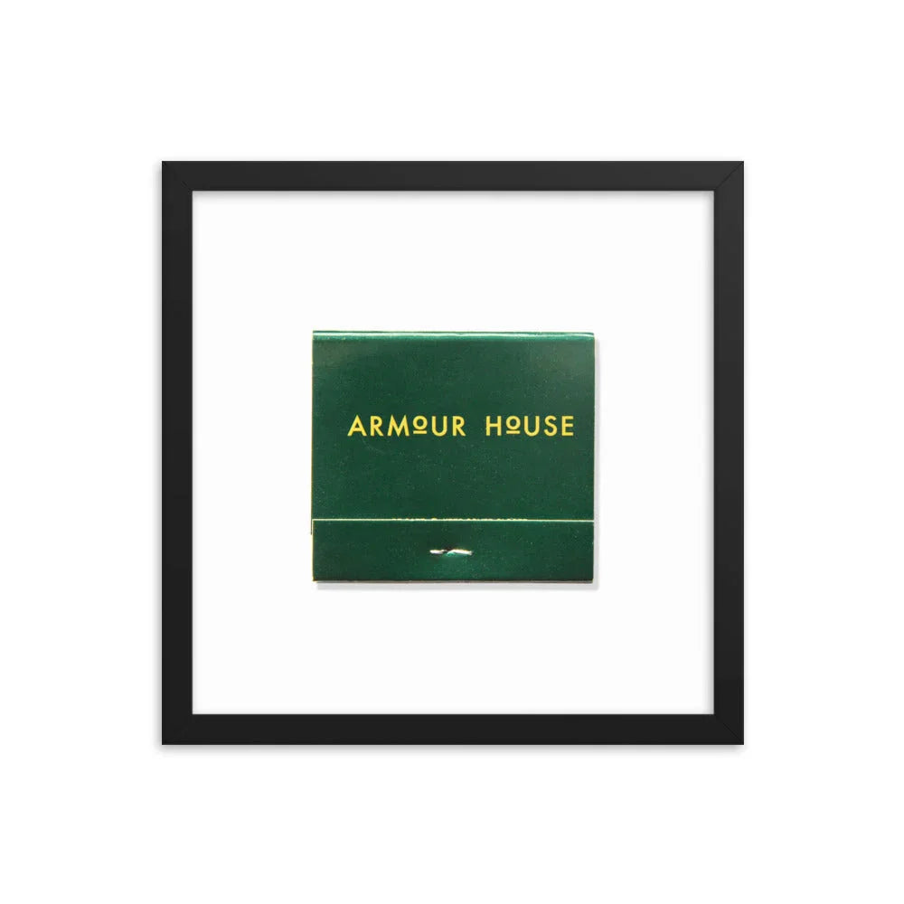 Armour House matchbook photos