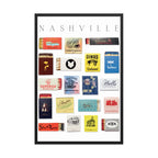 Nashville Matchbox Print matchbook photos