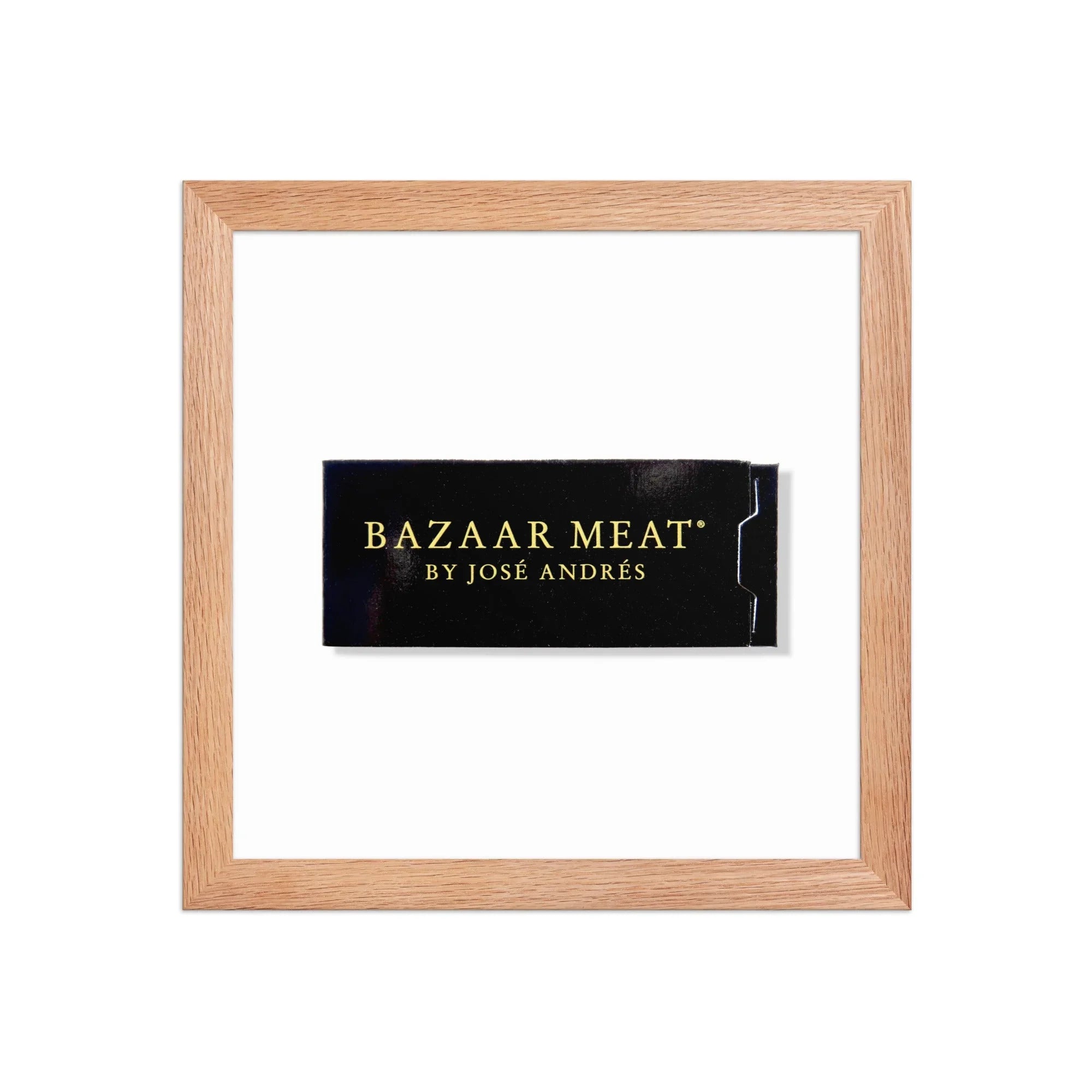 Bazaar Meat matchbook photos