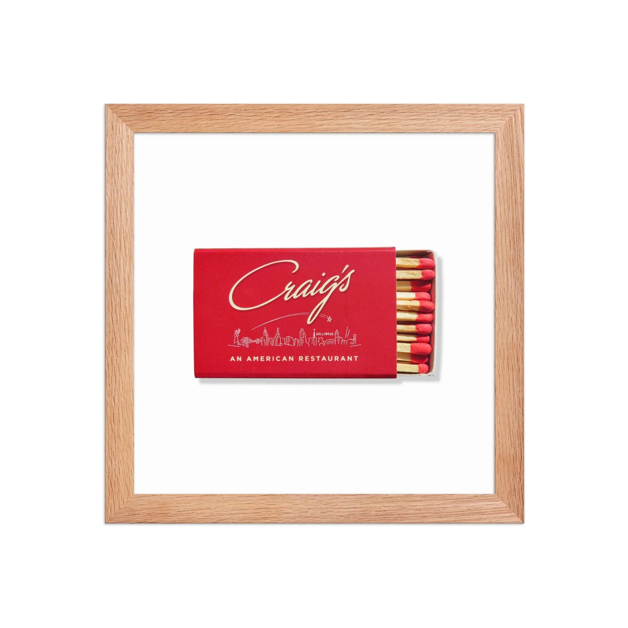 Craig’s LA matchbook photos