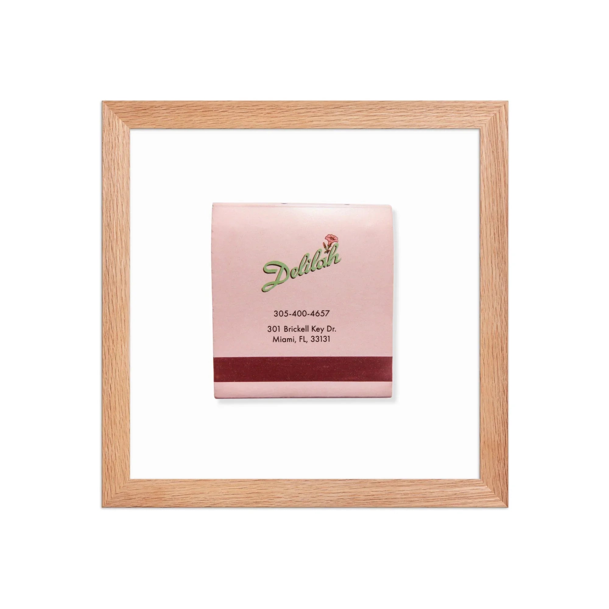 Delilah matchbook photos